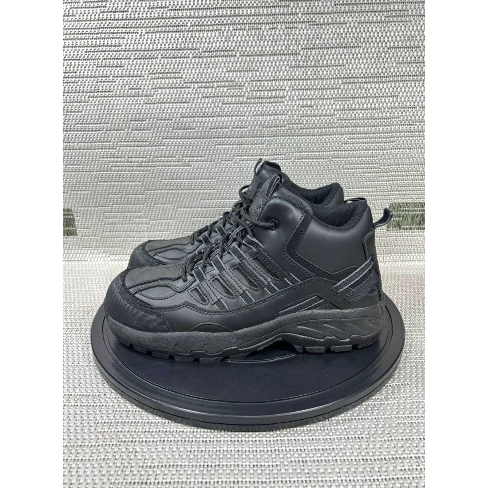 Vintage SR Max Boone Composite Toe Boot Mens Size 12 M Black Leather Slip Resistant Work Shoes Size US 12 / EU 45 - 2 Thumbnail