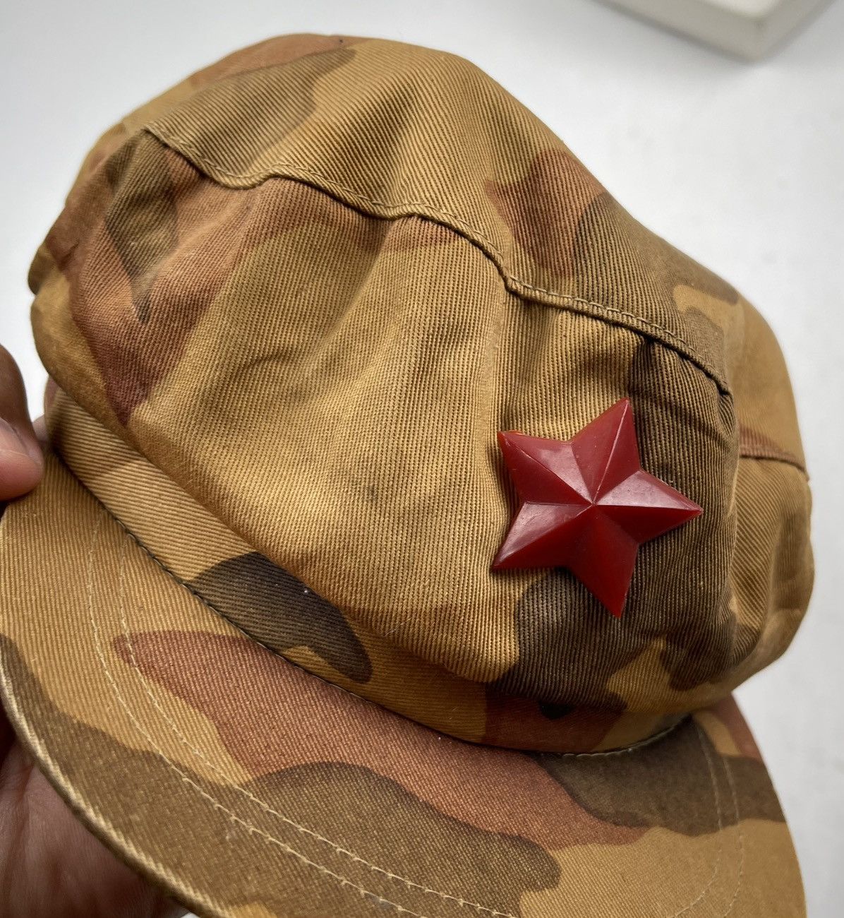 Japanese Brand vintage army style hat tc48 Size ONE SIZE - 3 Thumbnail