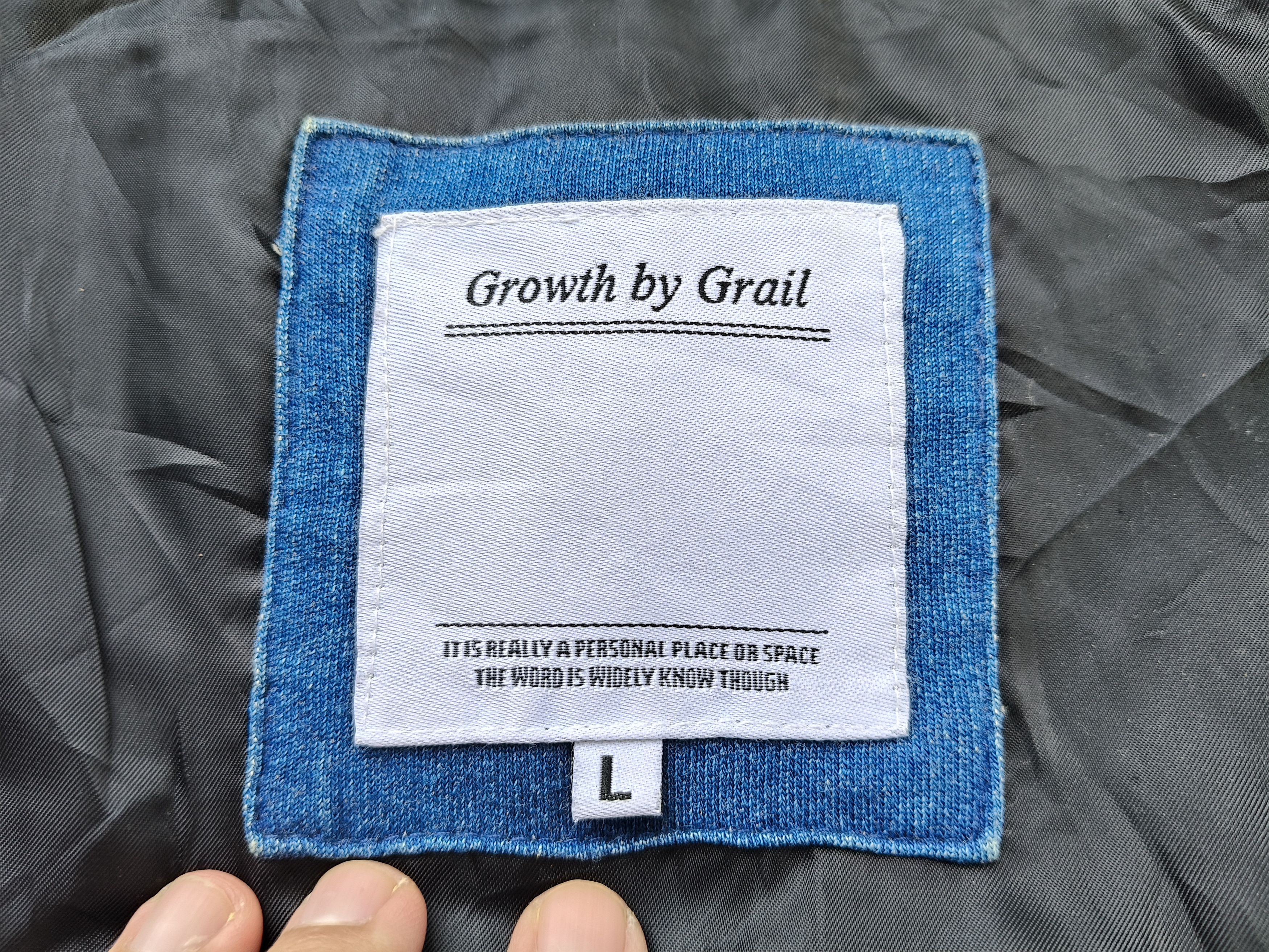 Other Growth by Grail Quilted hoodie Jeans Style Size US L / EU 52-54 / 3 - 9 Thumbnail