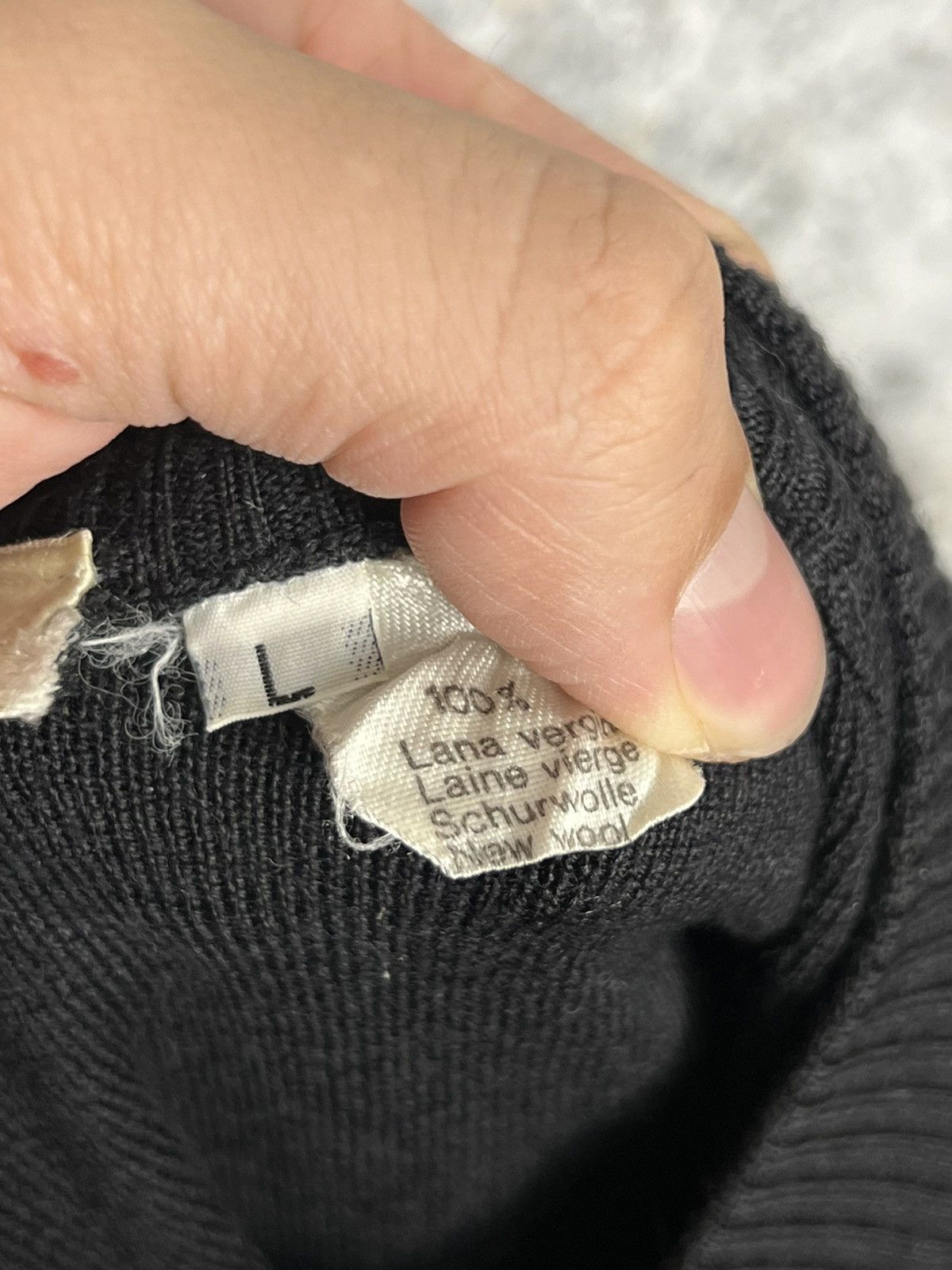 Alaia × Vintage ALAIA Azzedine RARE Vintage Wool Knitted Zip Long Sweater L Size L / US 10 / IT 46 - 8 Thumbnail