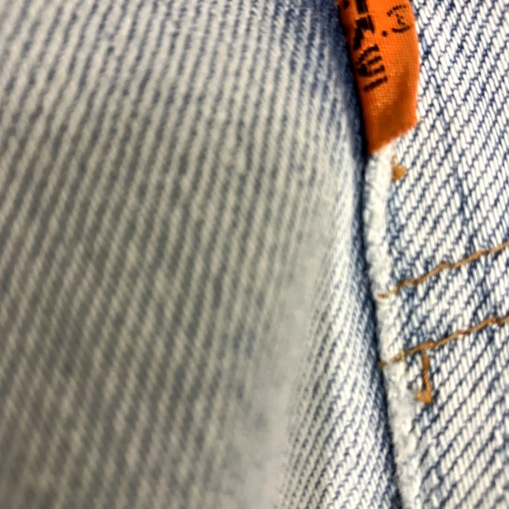 Levi's VINTAGE Levi’s 505 Jeans Adult Blue Regular Straight Leg Orange Tab 70s 80s 90s Denim Mens Size US 32 / EU 48 - 7 Thumbnail