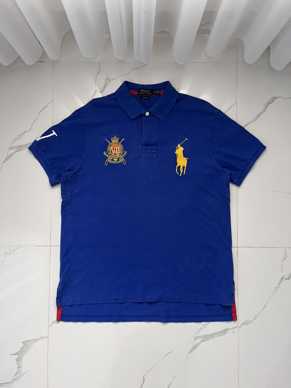 Polo Ralph Lauren 90’s POLO RALPH LAUREN RETRO BIG LOGO RARE POLO TEE Y2K Size US L / EU 52-54 / 3 - 1 Thumbnail