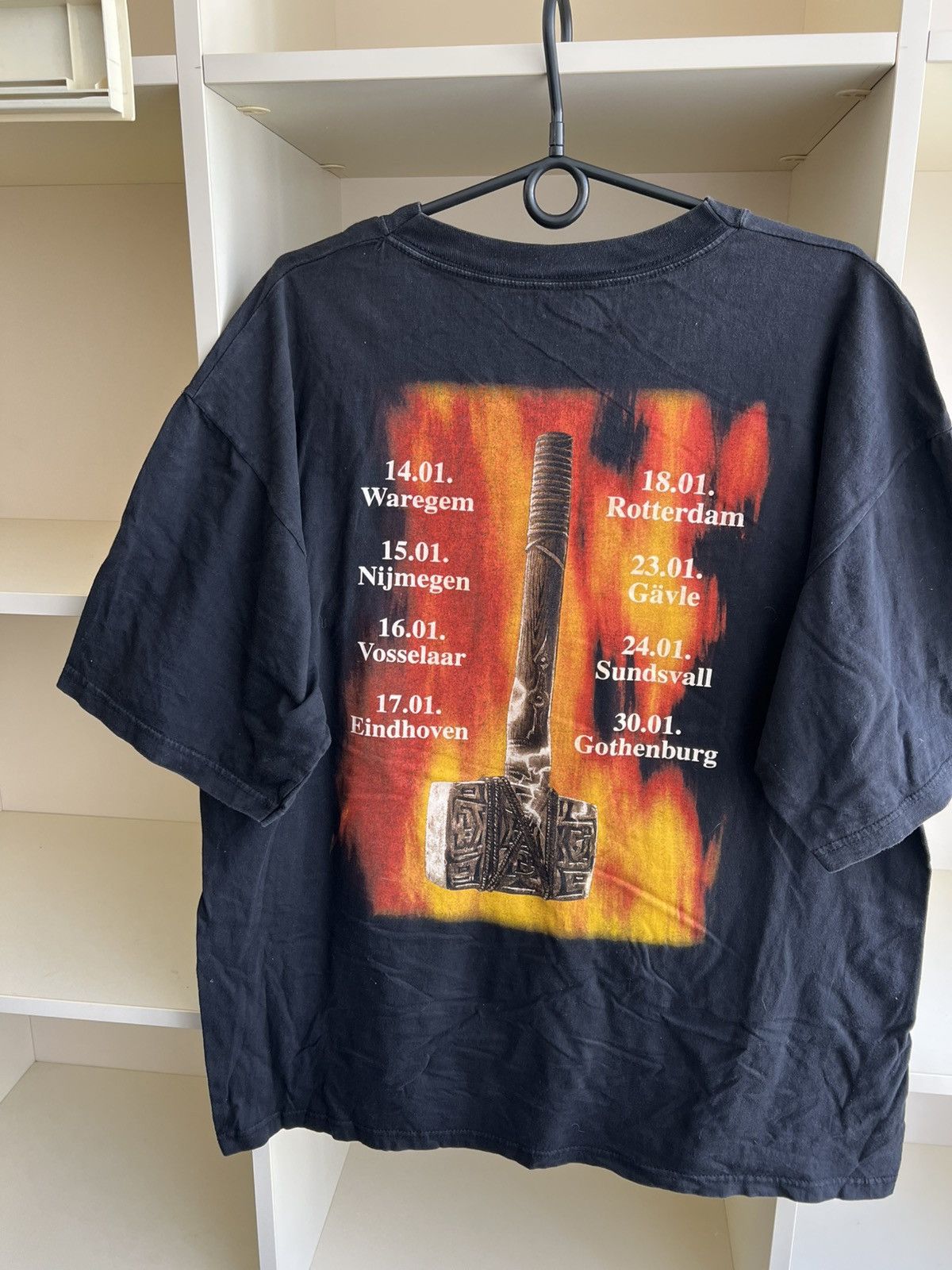 Band Tees Vintage Hammer Fall Band Tee Rock 90s T-Shirt Size US XL / EU 56 / 4 - 11 Thumbnail