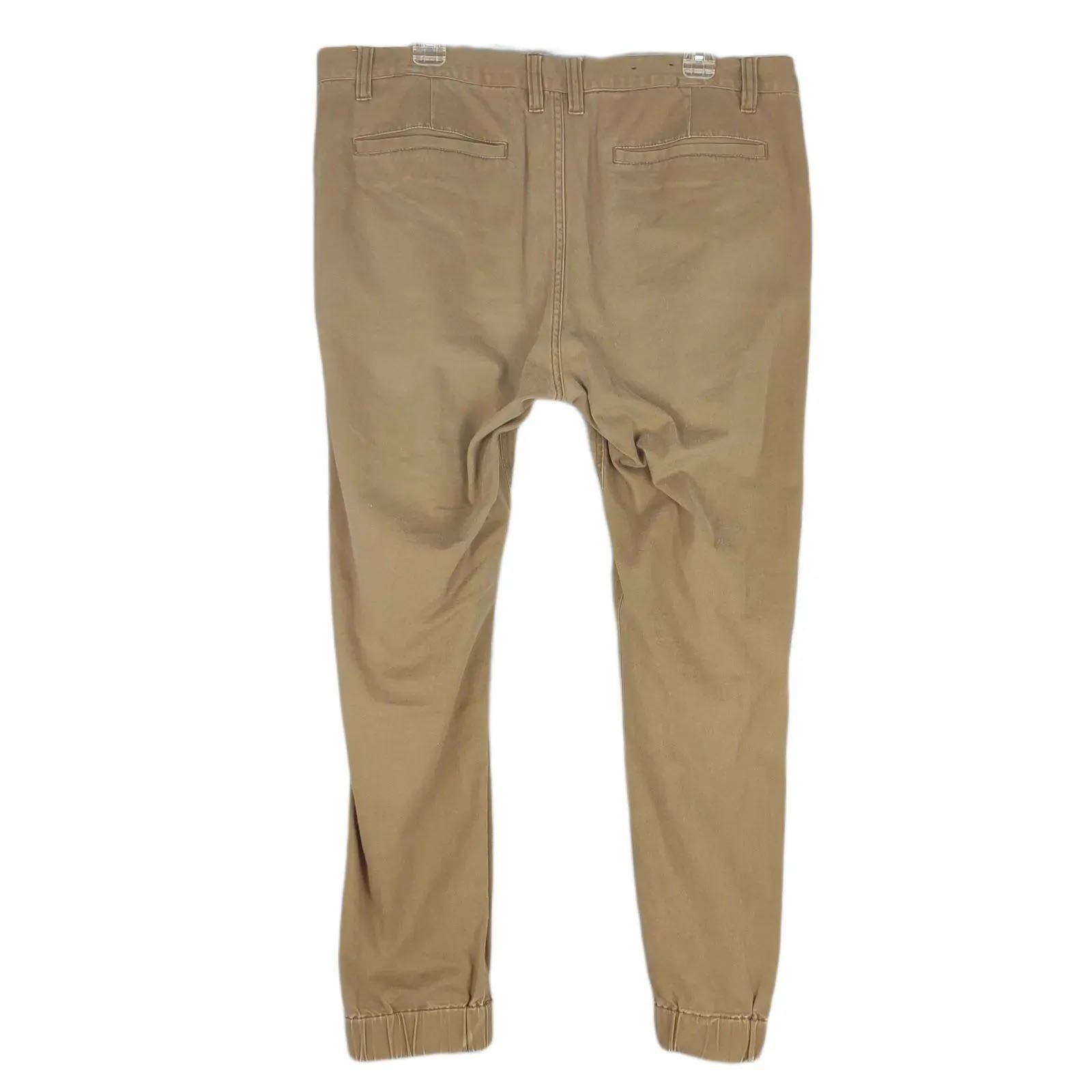 Empyre EMPYRE Jogger Chino 38x28 Jag Elastic Ankle Brown Pants Size US 38 / EU 54 - 2 Thumbnail