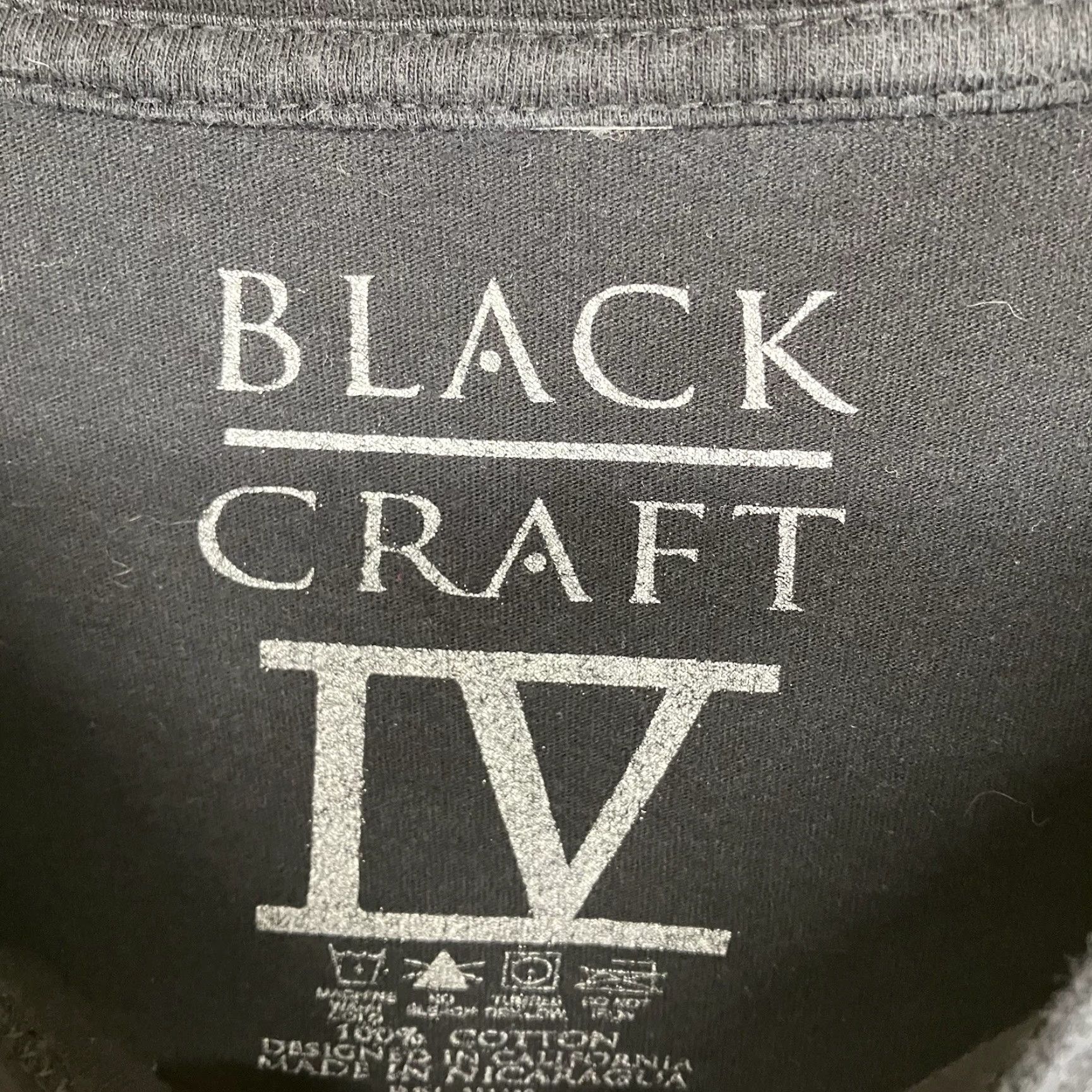 Vintage BlackCraft Cult T-Shirt Men L Pumpkins Pentagram Bats Halloween Goth Skulls Size US L / EU 52-54 / 3 - 5 Thumbnail