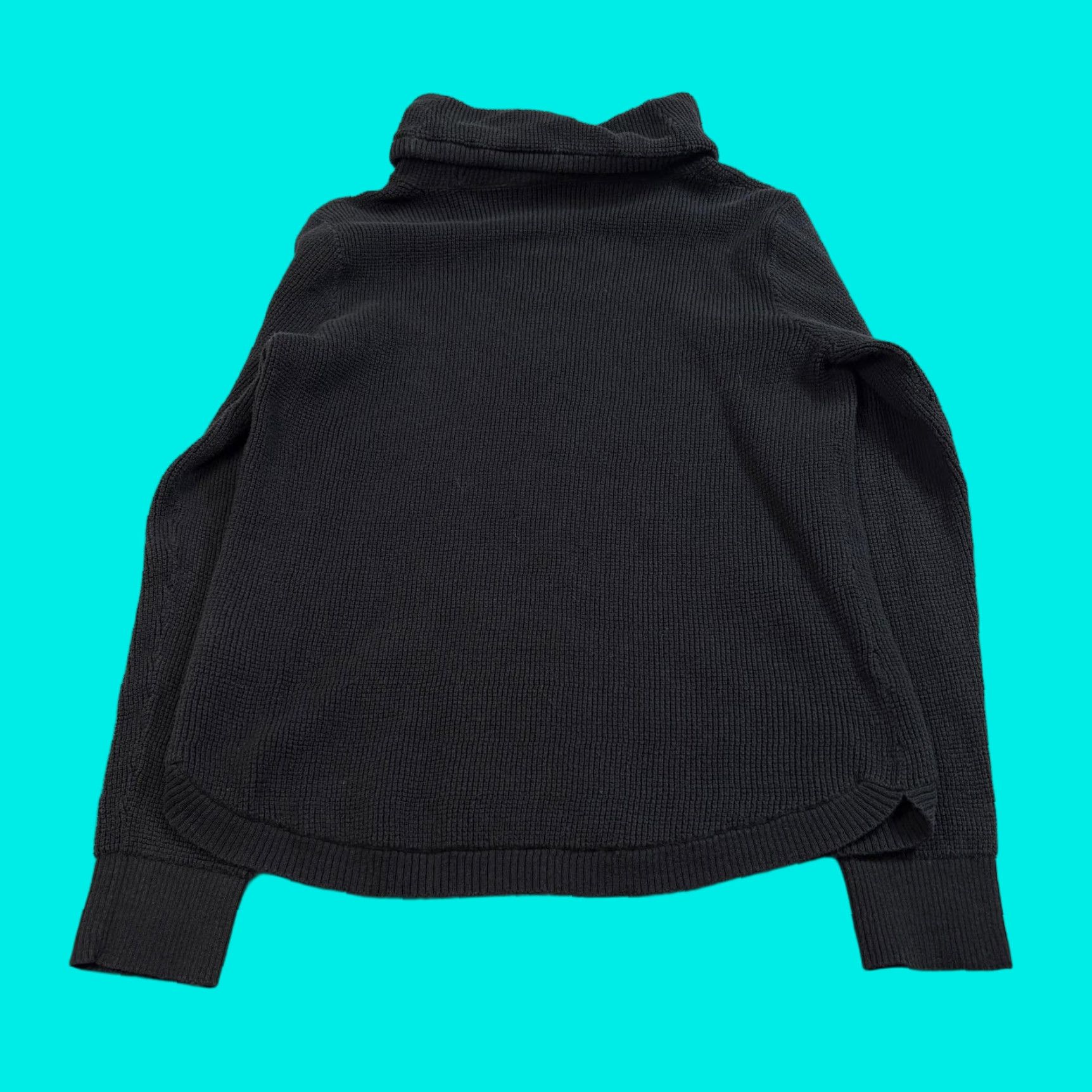 Ralph Lauren Lauren Ralph Lauren Sweater Womens Large Black Cowl Neck Knit Pullover Size L / US 10 / IT 46 - 1 Thumbnail