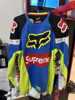 Buy Supreme x Fox Racing Moto Jersey Top 'Red' - SS18KN58 RED