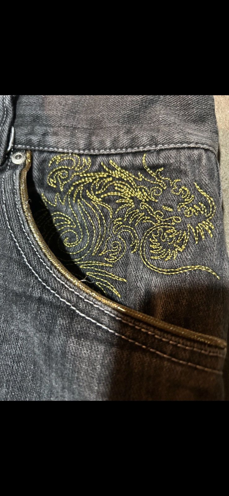 Dogtown × Japanese Brand Dog town denim embroidered Size US 30 / EU 46 - 7 Thumbnail