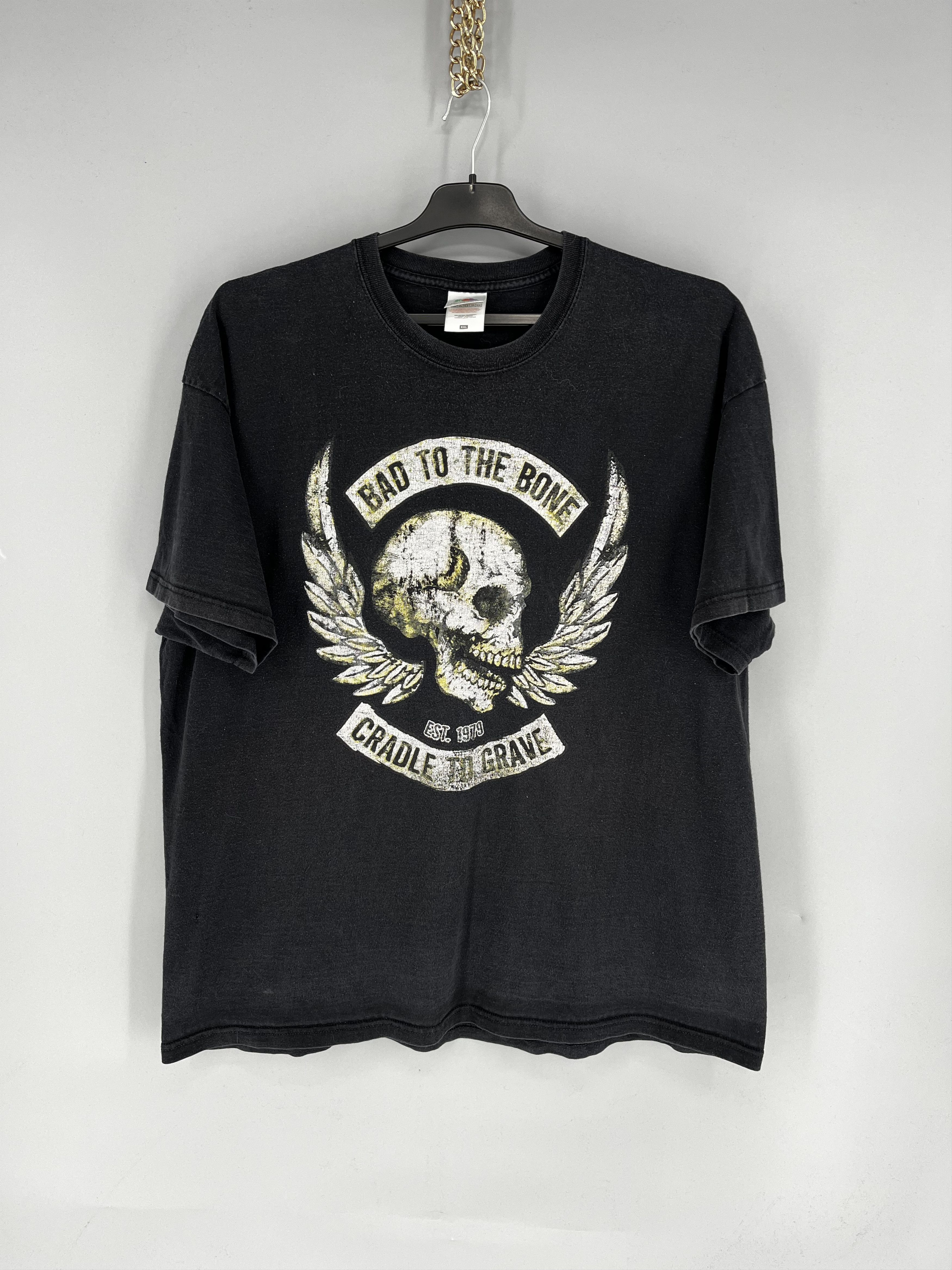 Band Tees Vintage Bad To The Bone cradle to grave Pirate Y2K T-Shirt Size US XXL / EU 58 / 5 - 1 Thumbnail