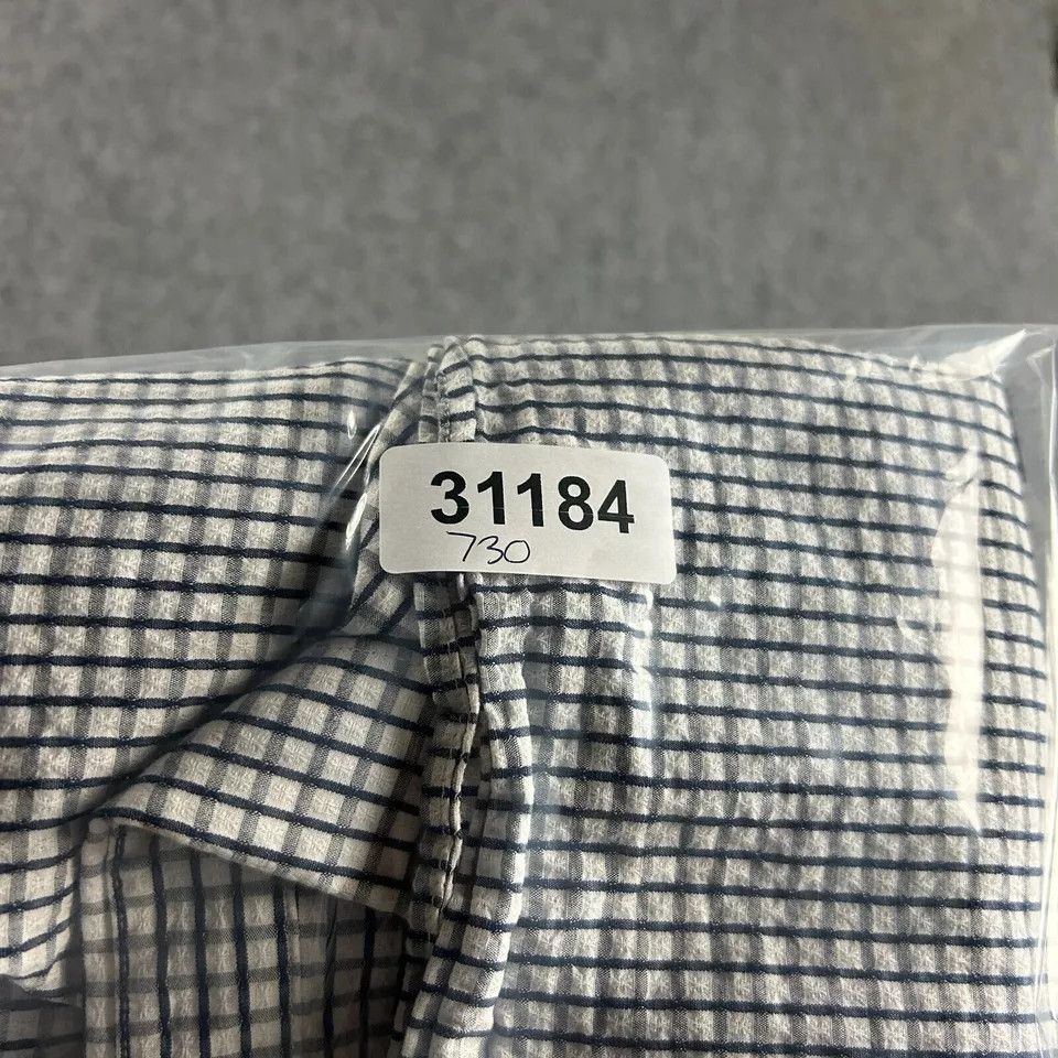 Robert Barakett Robert Barakett Shirt Mens XXL White Check 2XL Cotton Size US XXL / EU 58 / 5 - 9 Thumbnail