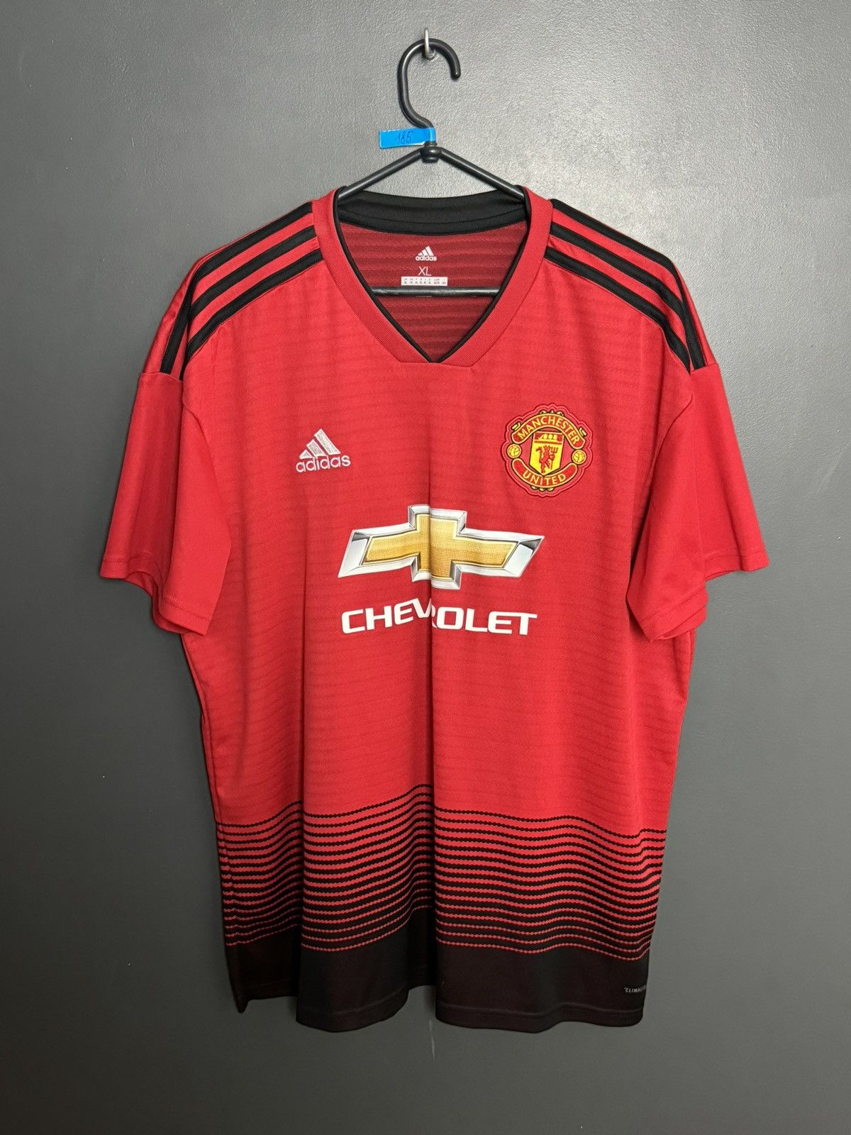 Adidas Manchester United 18/19 Home Football Jersey T-Shirt Size US XL / EU 56 / 4 - 1 Thumbnail