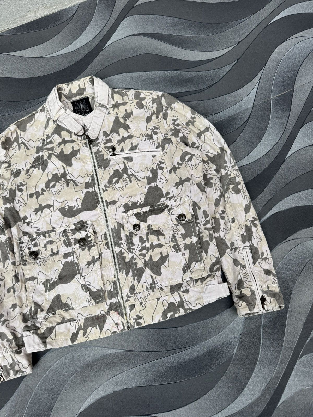 Vintage VINTAGE L.G.B AVANT GARDE CAMO INVISIBLE JACKET Size US L / EU 52-54 / 3 - 3 Thumbnail
