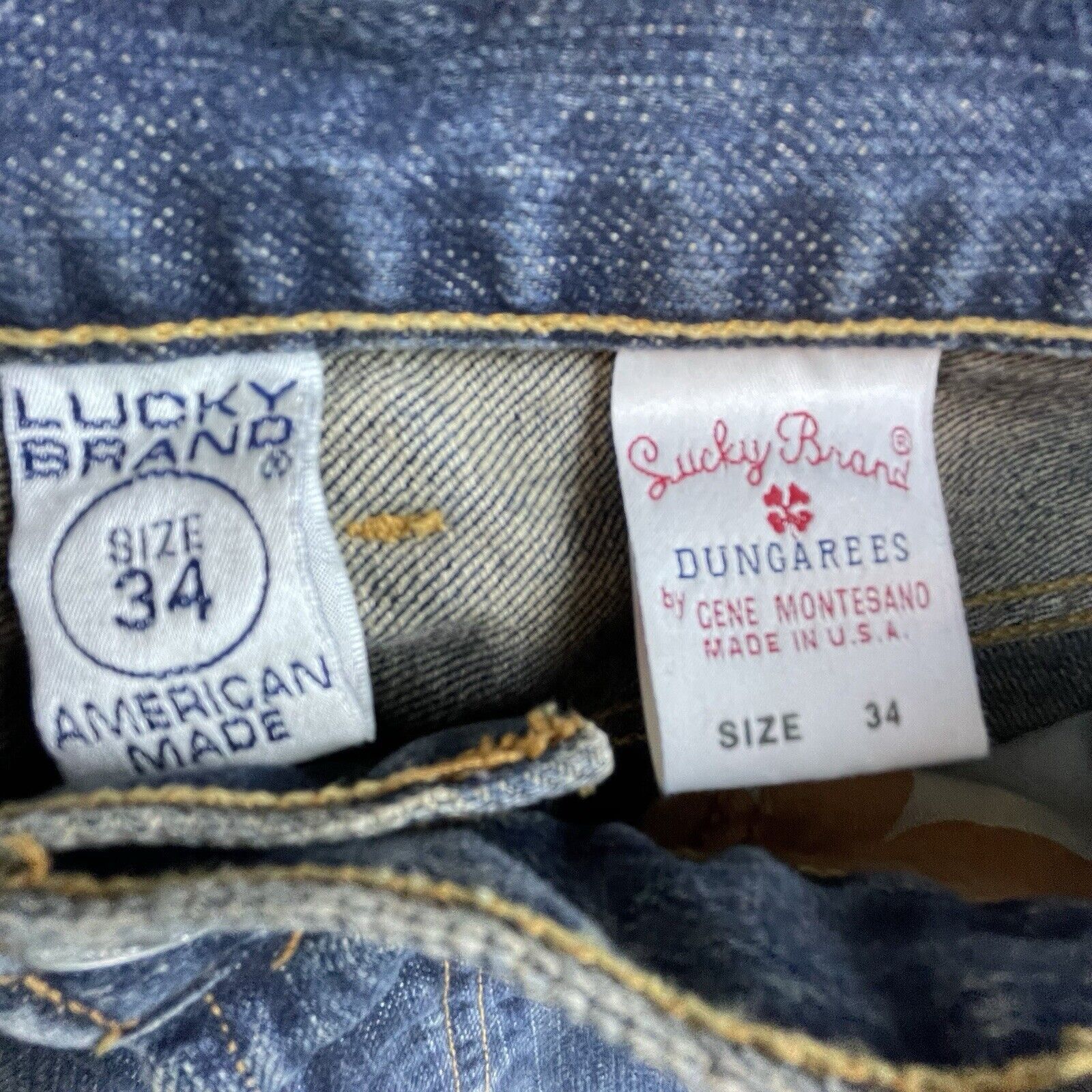 Lucky Brand Lucky Brand Dungarees Mens 34 Straight Low Rise Boot Button Size US 34 / EU 50 - 9 Thumbnail