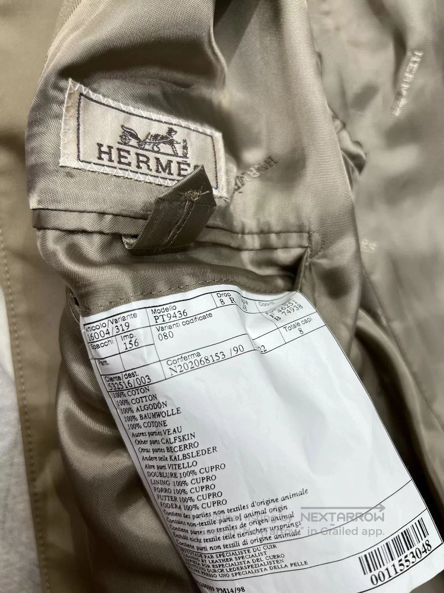 Hermes Hermes 21FW Patchwork Trench Coat. Size US M / EU 48-50 / 2 - 8 Thumbnail