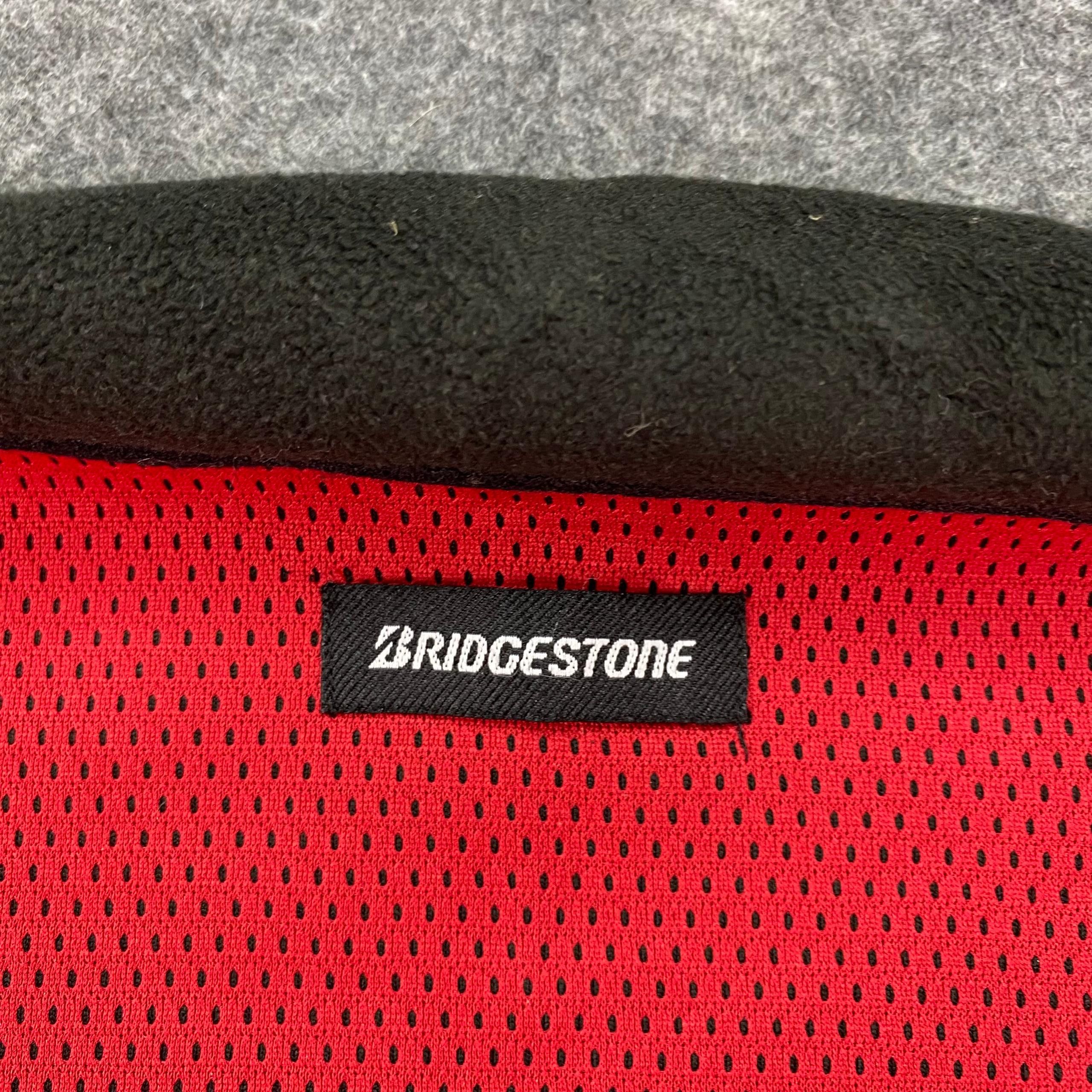 Japanese Brand Vintage Bridgestone Motorsports Fleece Jacket Size US XL / EU 56 / 4 - 9 Thumbnail