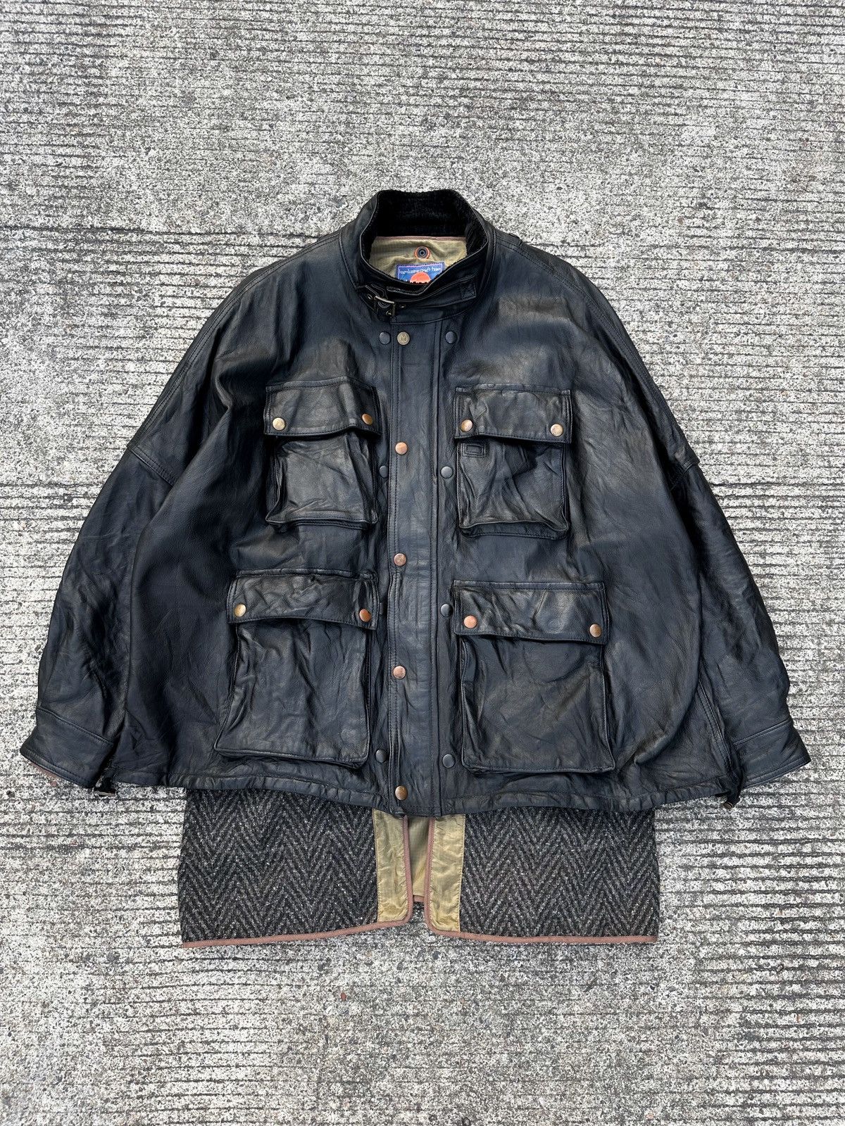 Blackmeans Blackmeans M65 Field Leather Jacket W/Long Liner Size US L / EU 52-54 / 3 - 3 Thumbnail