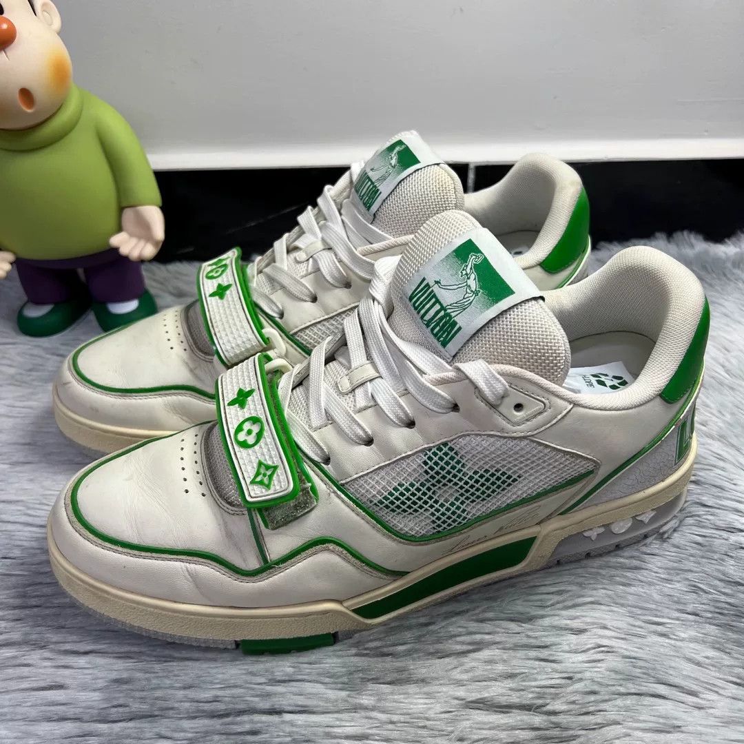 Louis Vuitton Louis Vuitton Training Green Lowtop Sneakers 42 Men Size US 9 / EU 42 - 1 Thumbnail