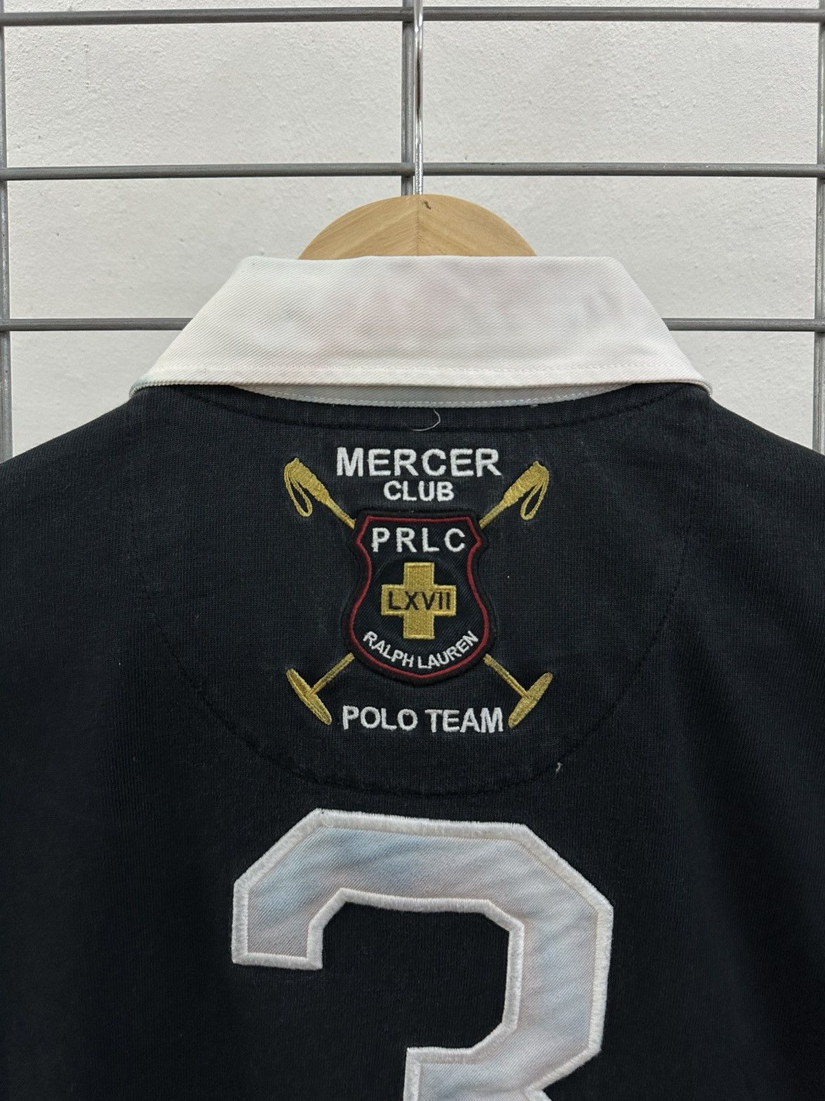 Beauty Beast × Polo Ralph Lauren × Ralph Lauren Rare Polo Ralph Lauren Mercer Club Polo Team Rugby Shirt Size US S / EU 44-46 / 1 - 9 Thumbnail