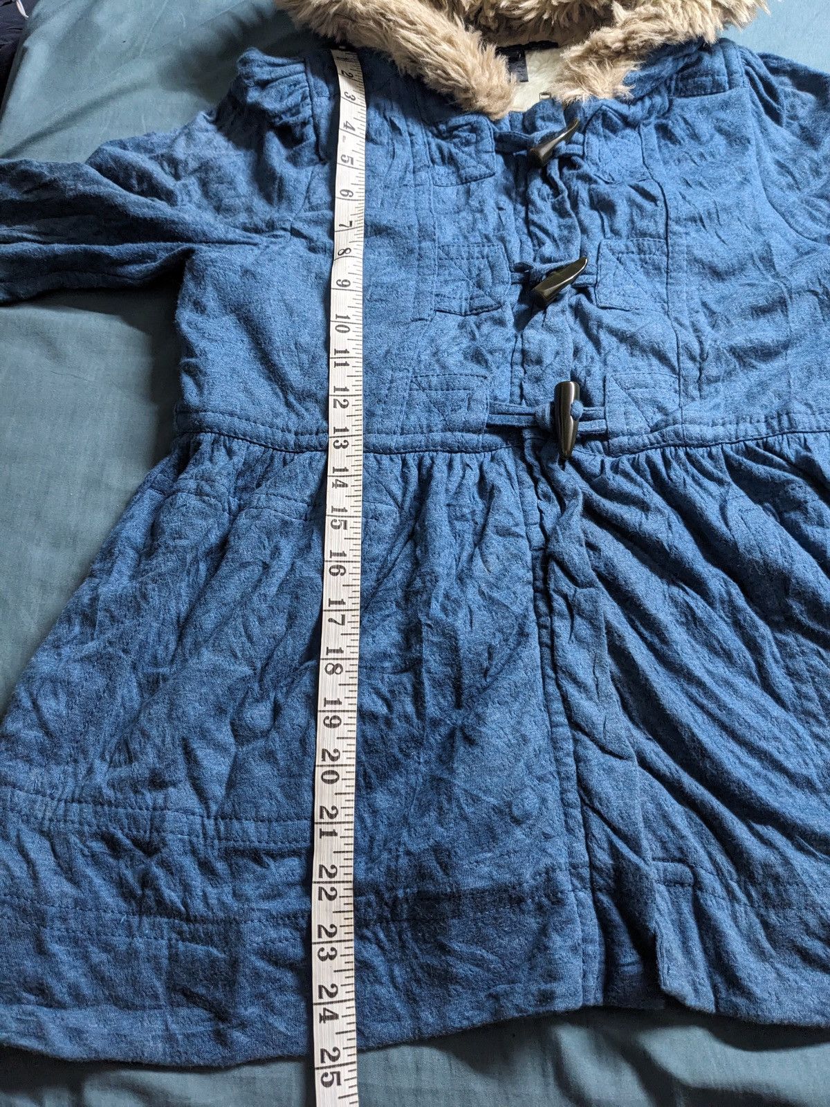 Marc Jacobs Marc by Marc Jacobs Blue Fleece-Lined Hoodie Jacket Size XS / US 0-2 / IT 36-38 - 11 Thumbnail