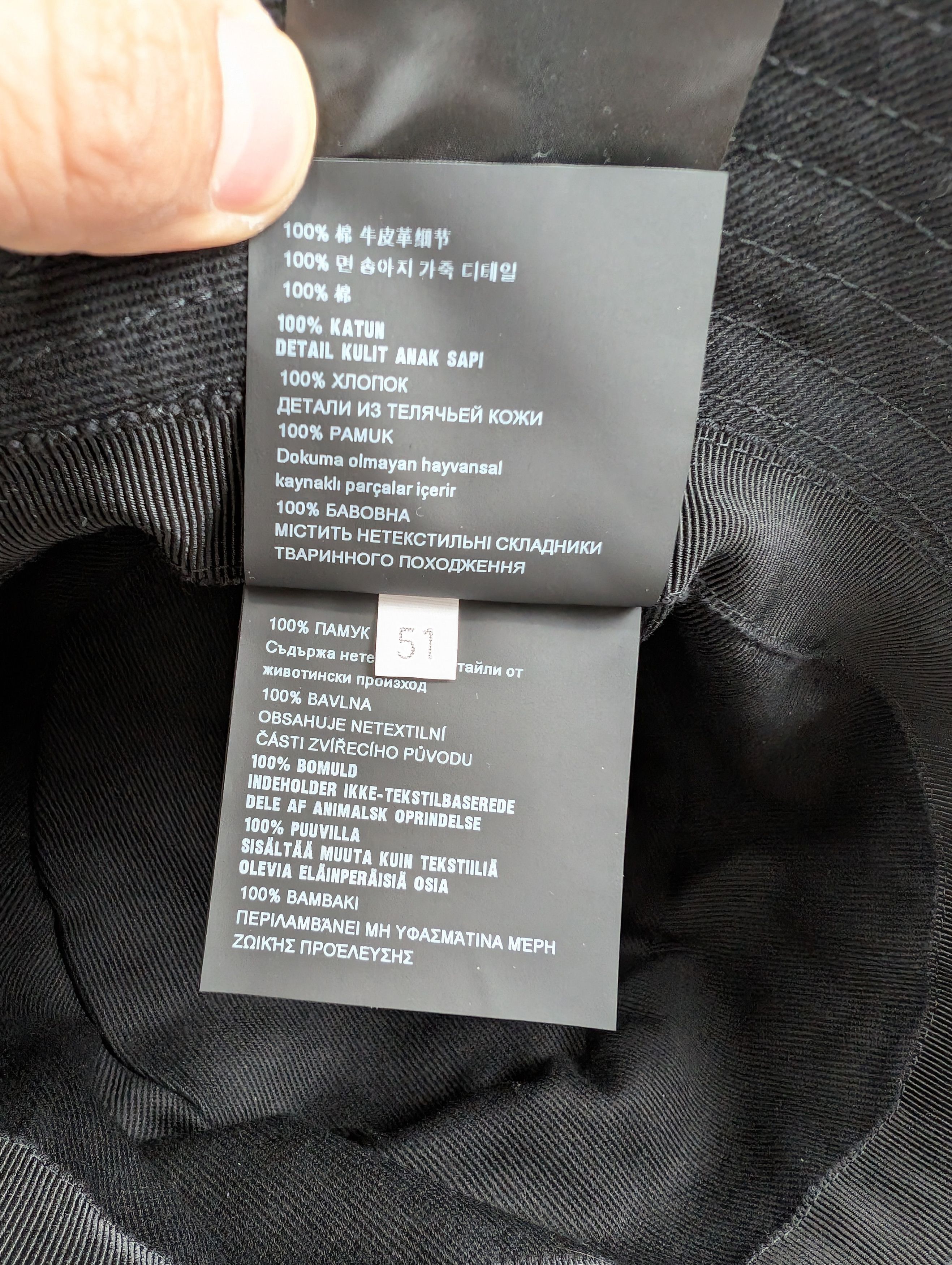 Prada o1rshd1 Size: M / Bucket Hat / Cap in Nero Size ONE SIZE - 13 Thumbnail