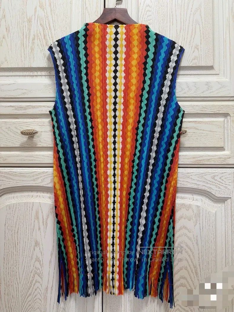 Issey Miyake Issey Miyake Color-Block Tank Top Size L / US 10 / IT 46 - 4 Thumbnail