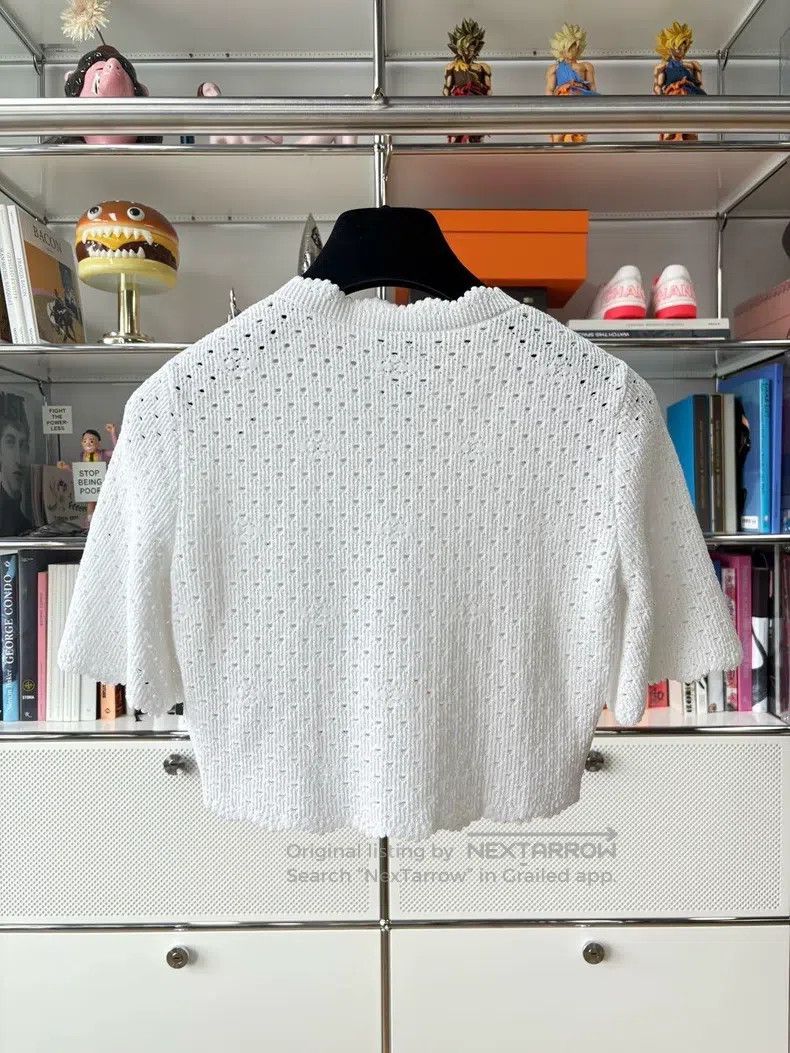 Chanel Chanel 24P early spring preview white hollow lace hollow k Size XXS / US 00 / IT 34 - 3 Thumbnail