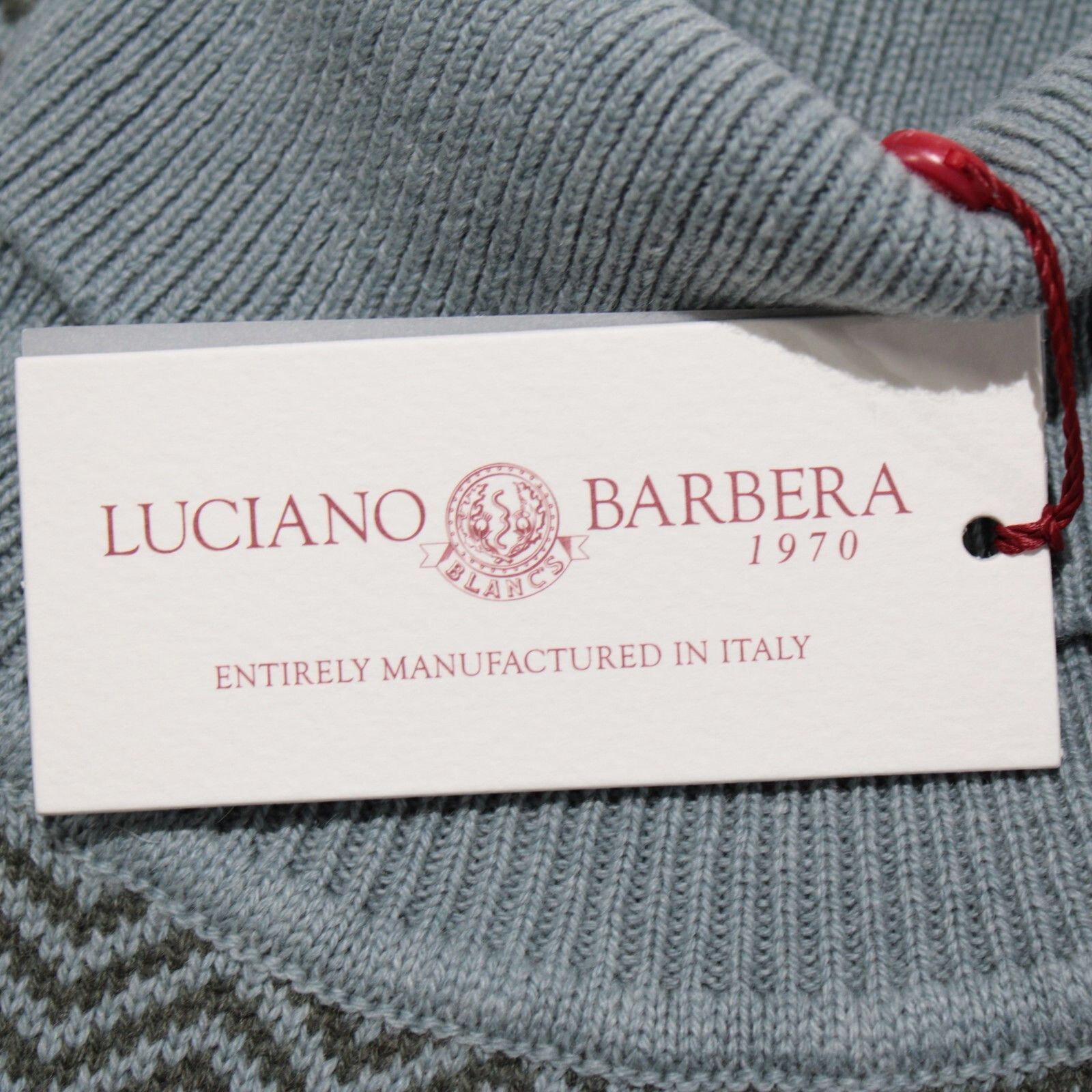 Luciano Barbera Luciano Barbera Sweater Size US XL in Blue Size US XL / EU 56 / 4 - 2 Thumbnail