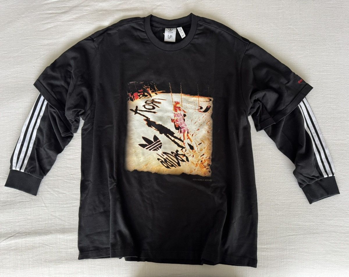 Adidas Adidas x KoRn Longsleeve Size US XL / EU 56 / 4 - 1 Thumbnail