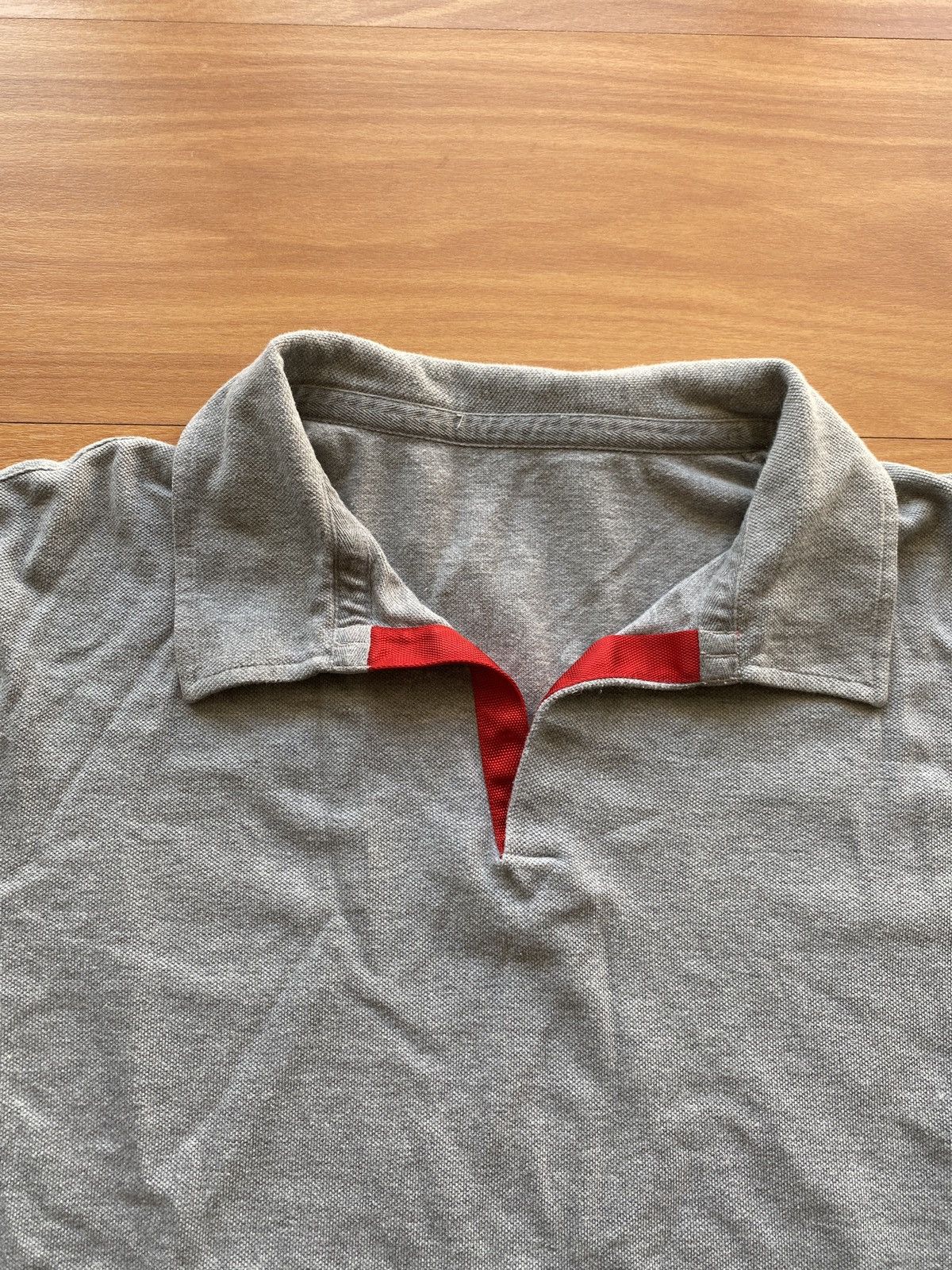 Prada Prada Red Tab Polo Shirt Size US XL / EU 56 / 4 - 3 Thumbnail