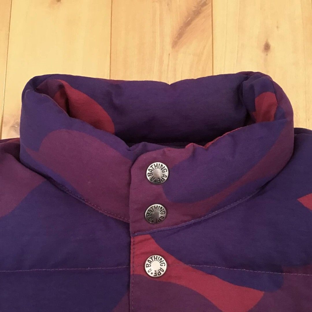Bape BAPE Giant Purple camo Puffer down vest a bathing ape NIGO Size US M / EU 48-50 / 2 - 3 Thumbnail