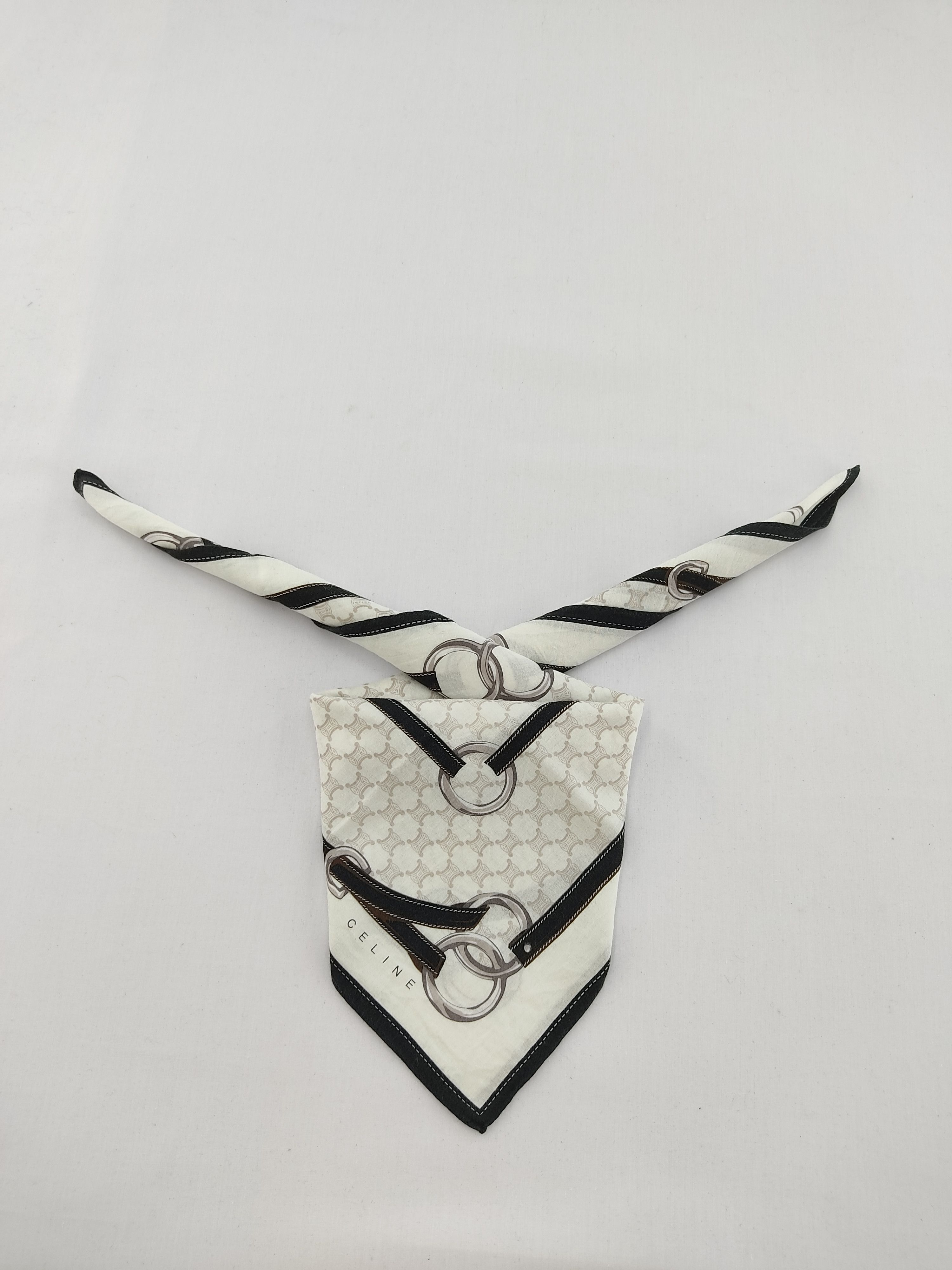 Celine Vintage Celine Handkerchief / Neckwear / Bandana Size ONE SIZE - 2 Thumbnail