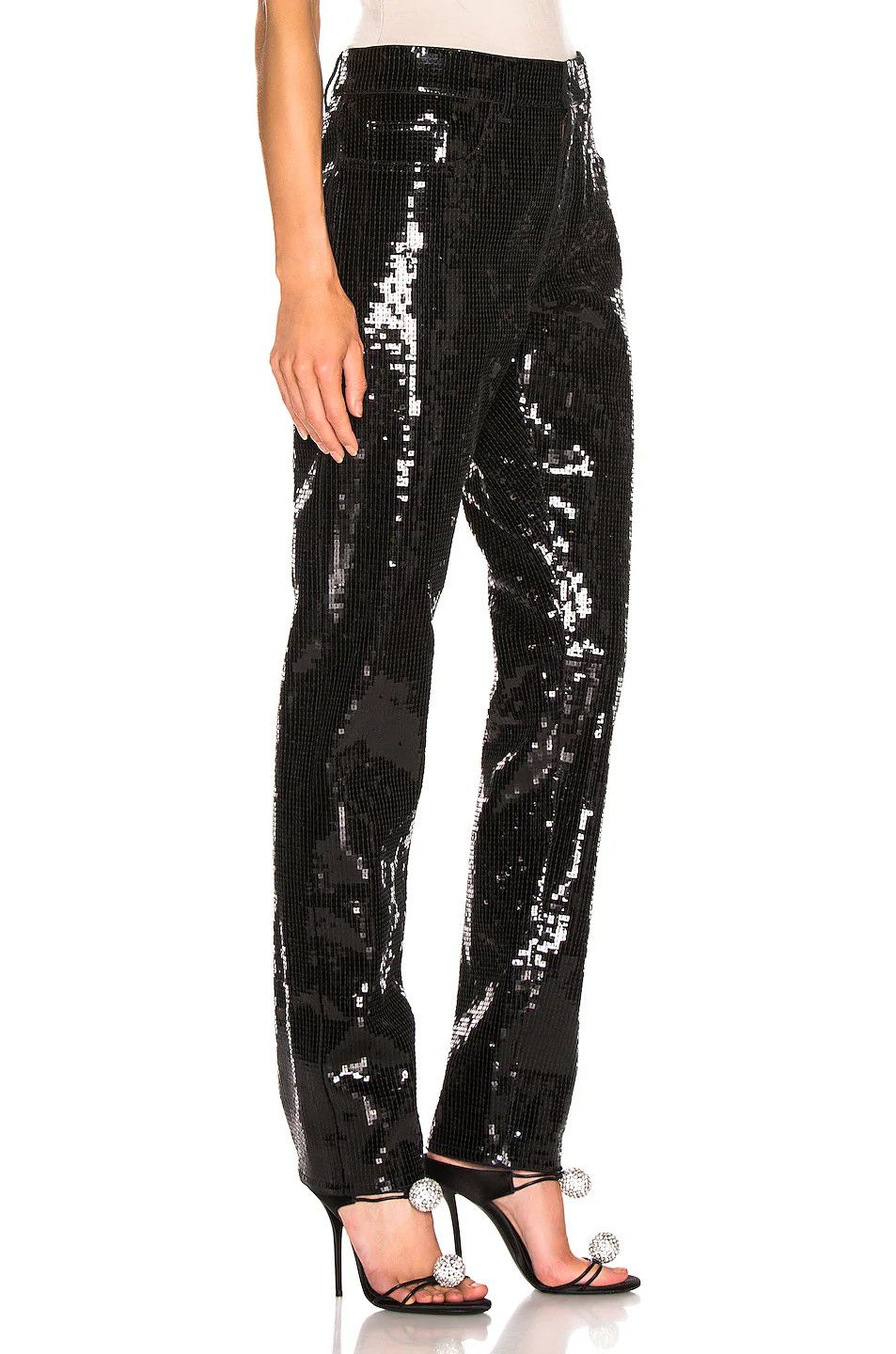 Saint Laurent Paris o1y0126 Casual Pant in Black Size 28" / US 6 / IT 42 - 2 Thumbnail