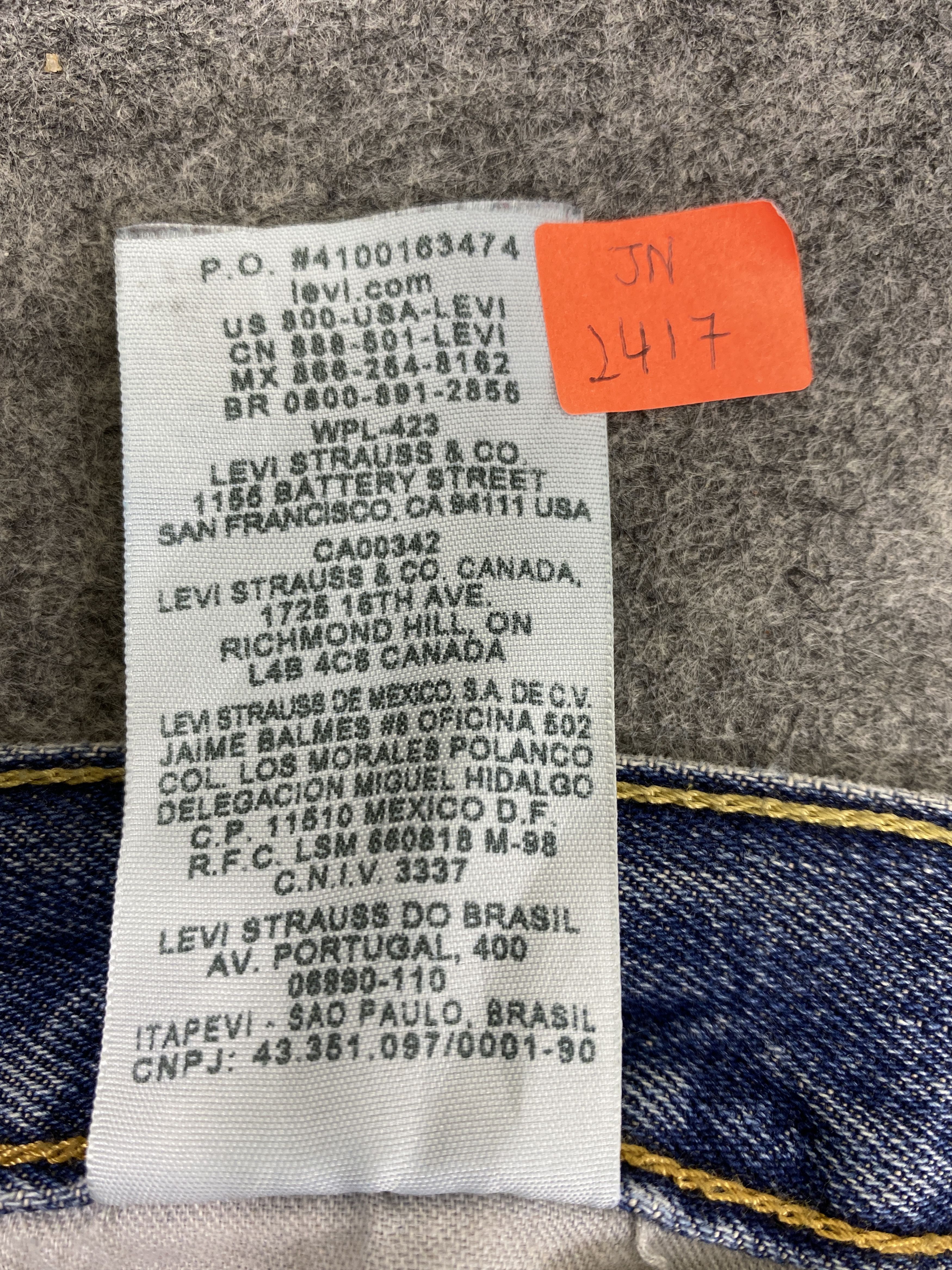 Japanese Brand Faded Blue Vintage Levi's 501 Jeans 34x33 Denim -JN2417 Size US 34 / EU 50 - 10 Thumbnail