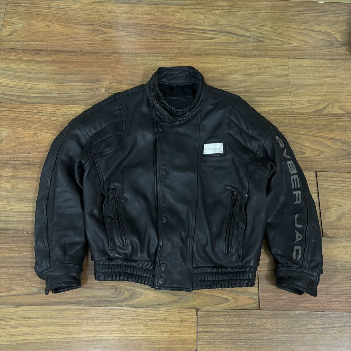 Kadoya x Akira Pill's Cyber Jac Leather Bikers Jacket