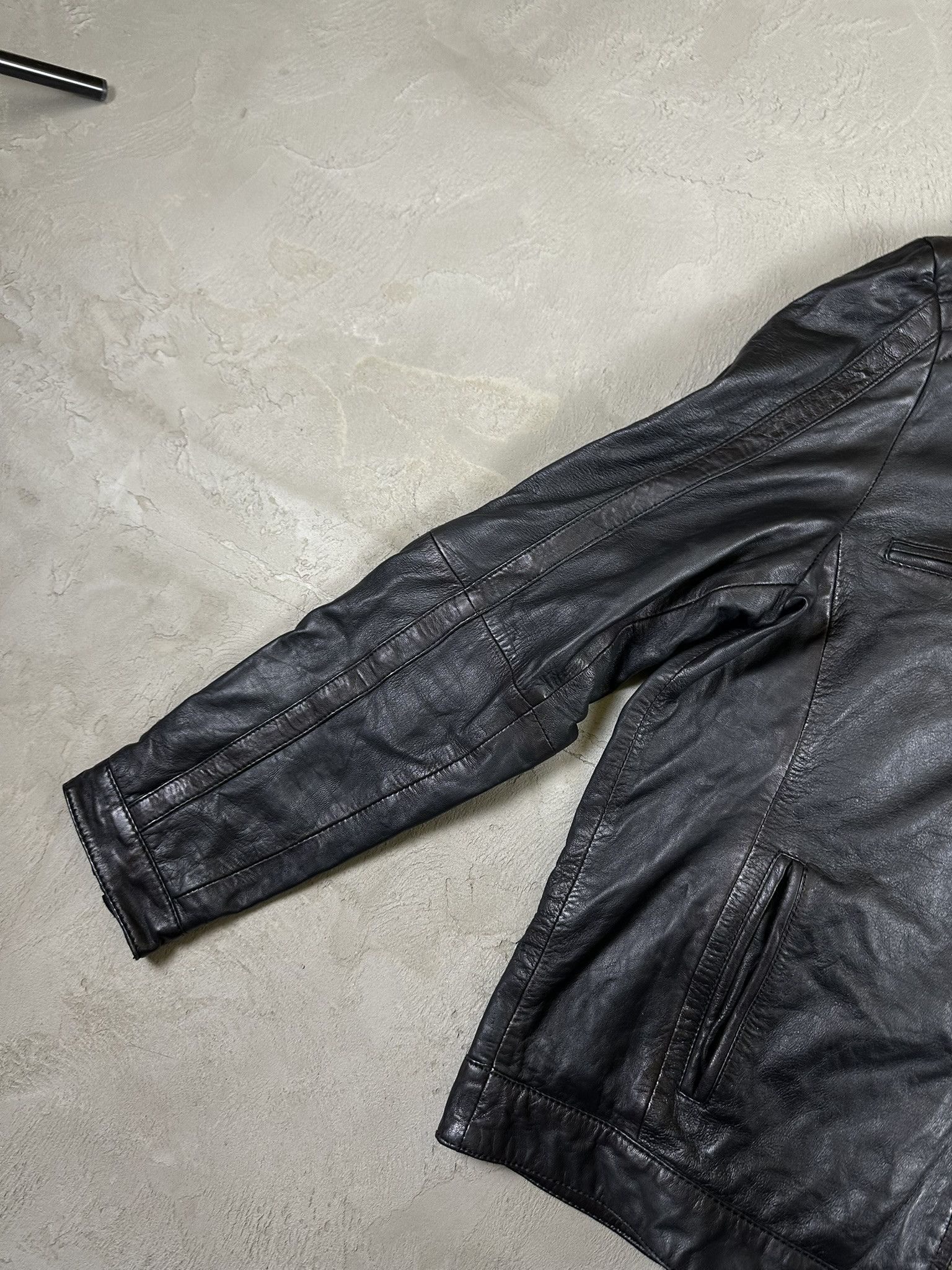 Mustang 90s Vintage Mustang Leather Racing Biker Boxy Jacket Size US XL / EU 56 / 4 - 9 Thumbnail