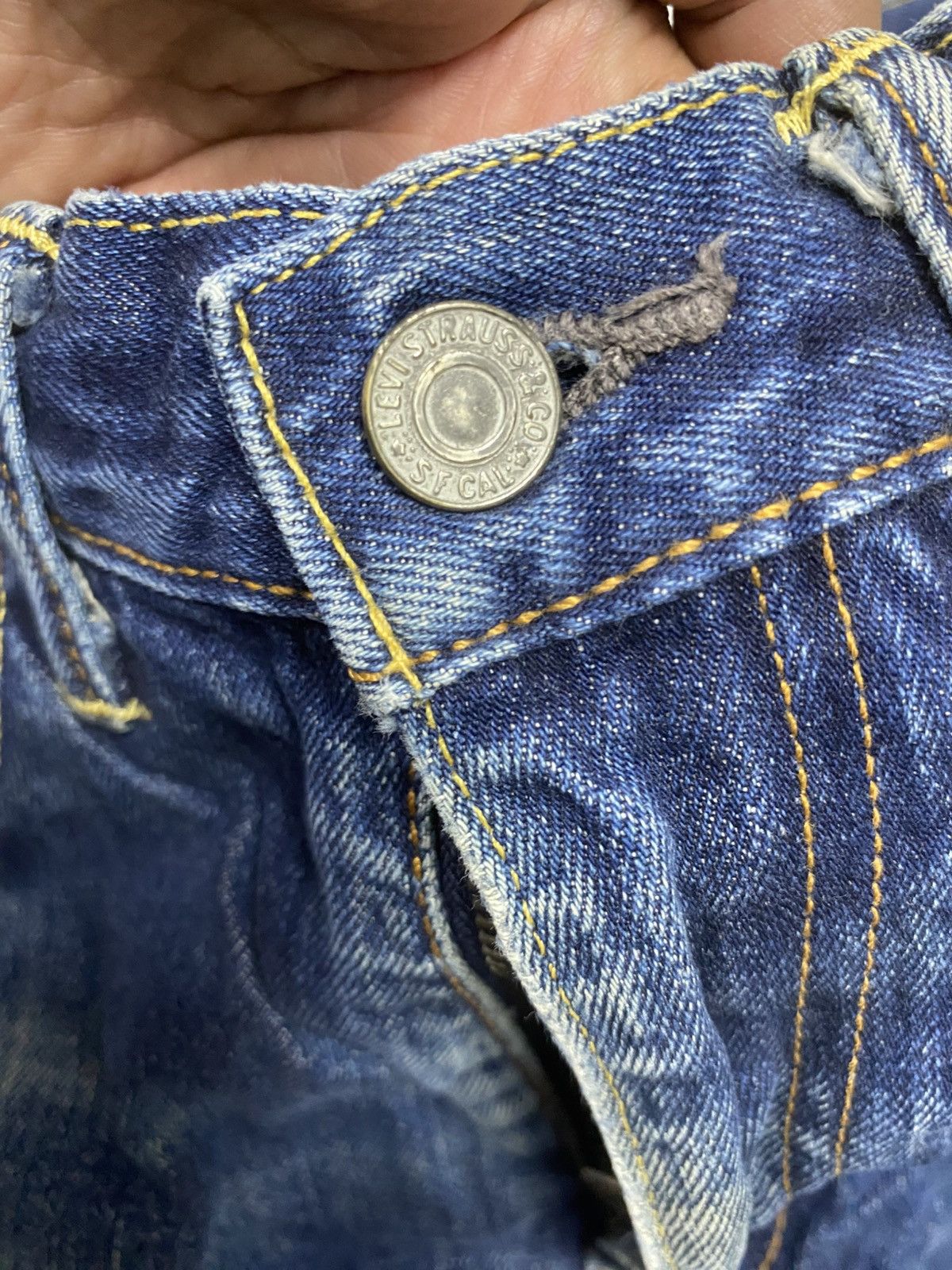 Levi's Size 31x26 Vintage Levis Distressed Jeans Faded Pants Denim Size US 31 - 9 Thumbnail