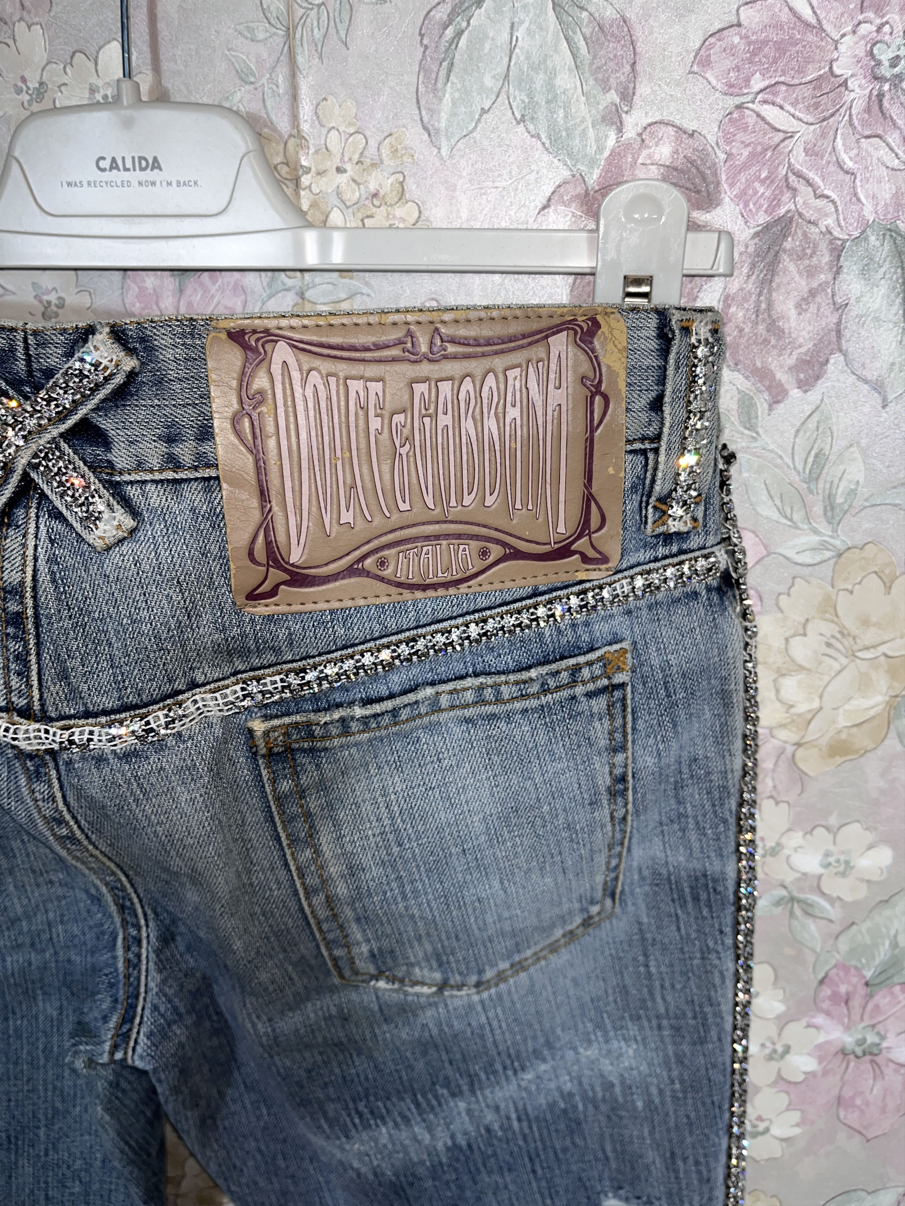 Dolce & Gabbana Dolce&Gabbana Spring Summer Denim Pants Jeans Swarovski Size 27" / US 4 / IT 40 - 15 Thumbnail