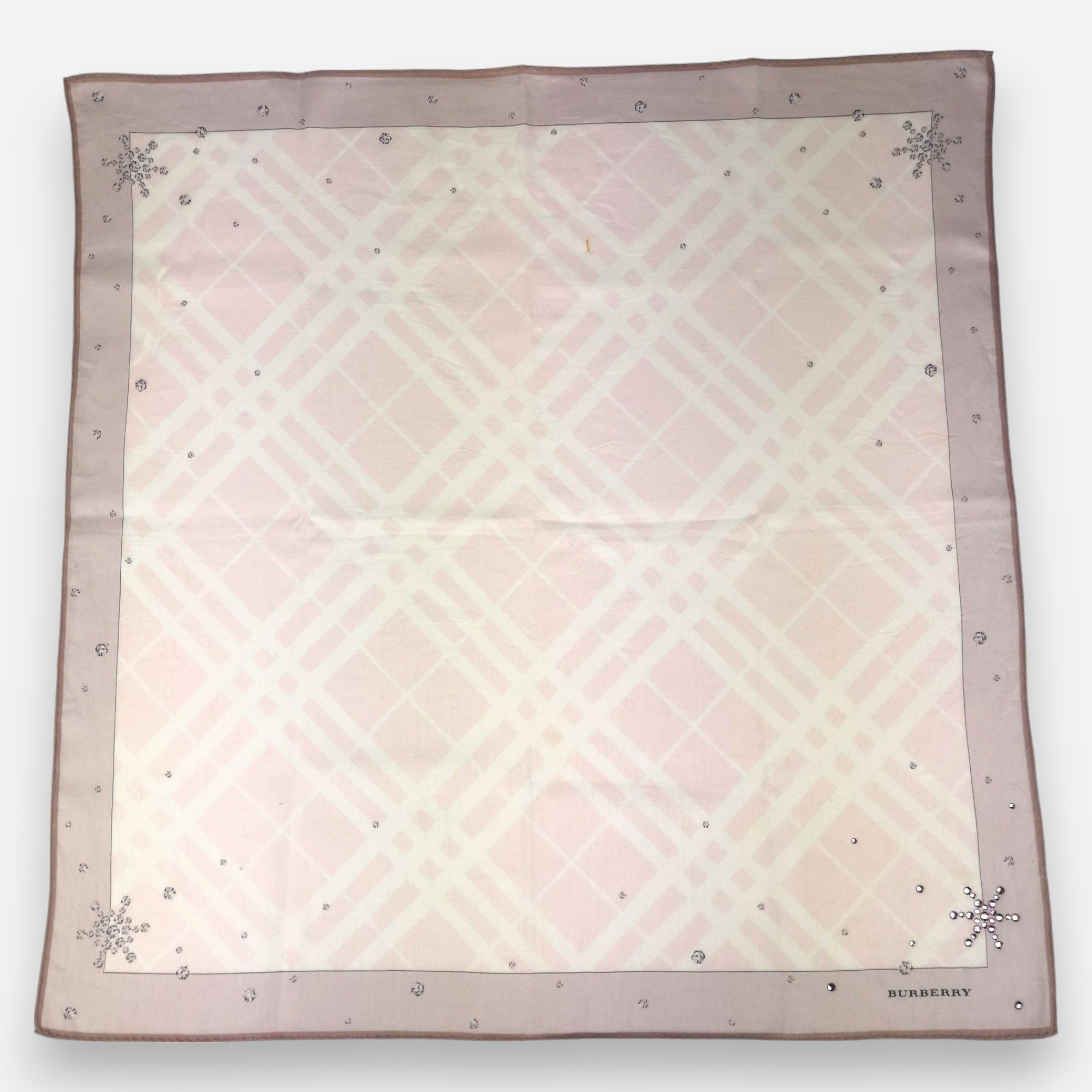 Burberry × Vintage Vintage Burberry Handkerchief Neckerchief Bandana Size ONE SIZE - 2 Thumbnail
