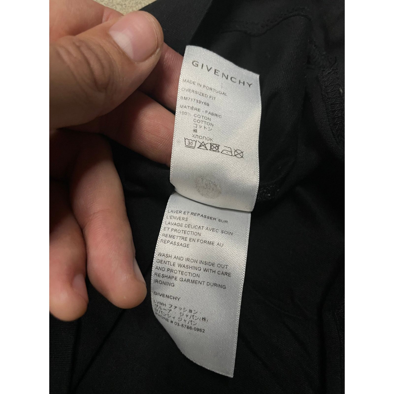 Givenchy Givenchy Thorns Tee Black Medium Used Size US M / EU 48-50 / 2 - 4 Thumbnail