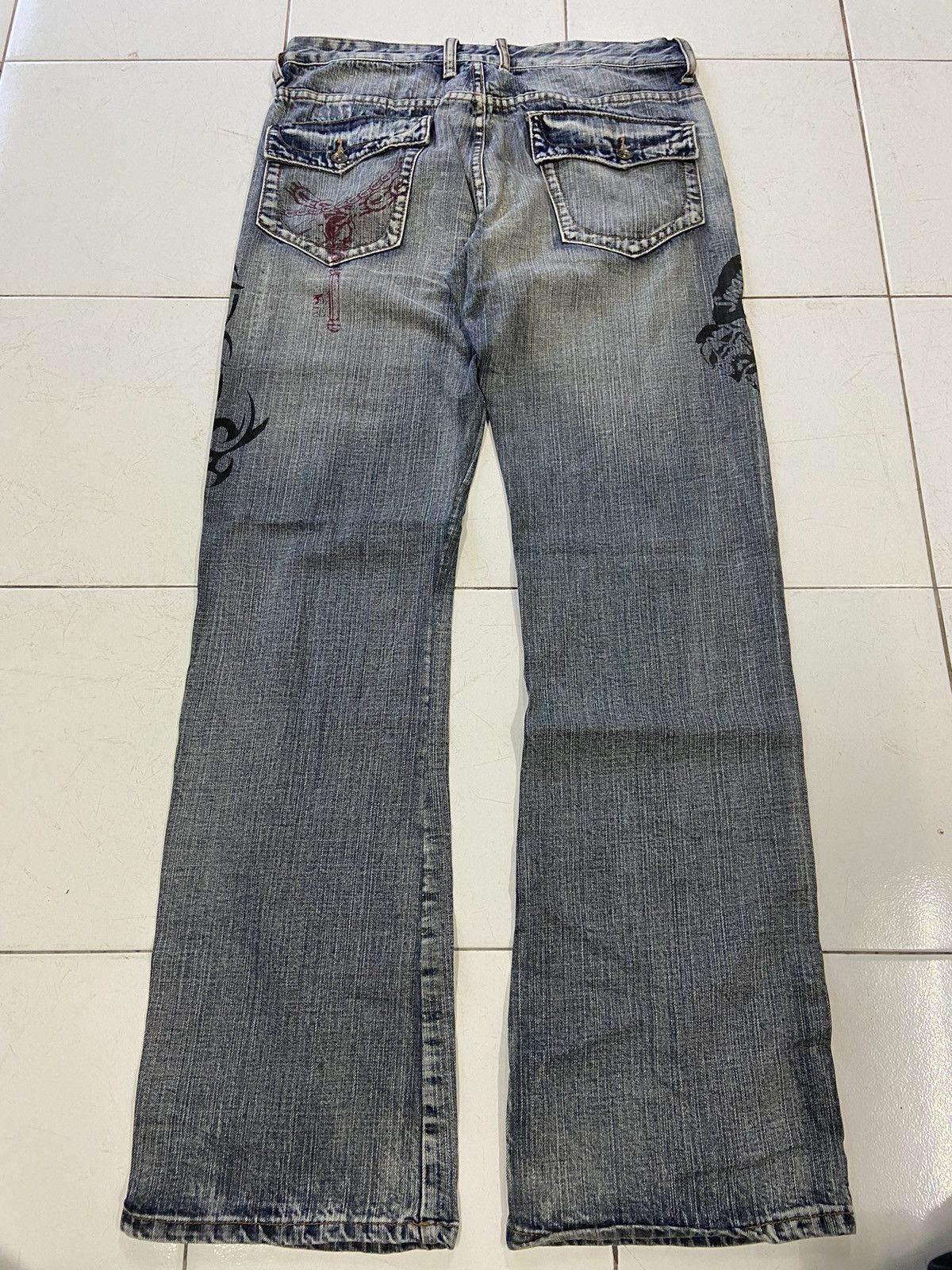 semanticdesign SEMANTICDESIGN JAPAN GUN DESIGN DENIM JEANS Size US 32 / EU 48 - 2 Thumbnail