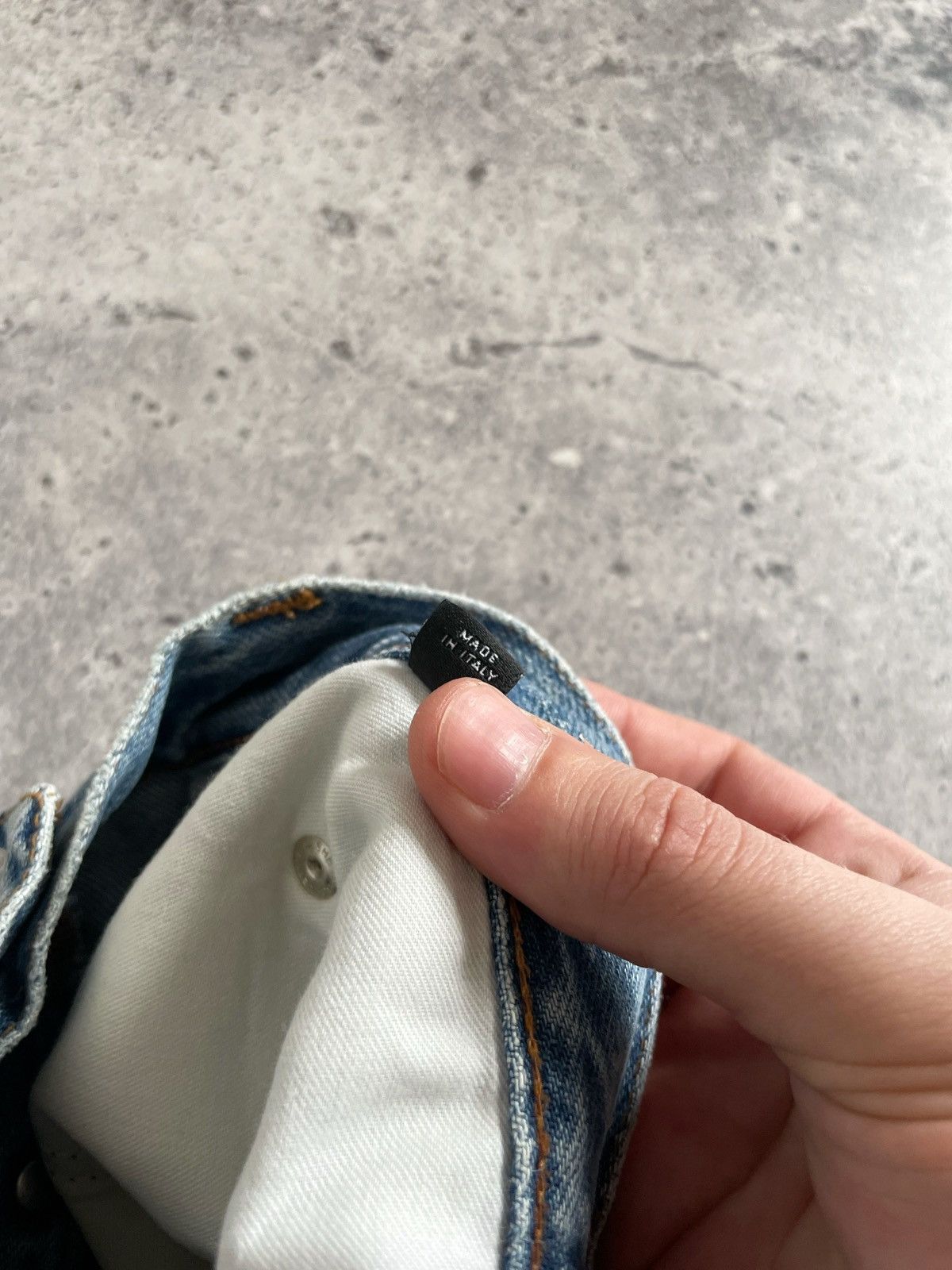 Dolce & Gabbana × Vintage Vintage Dolce & Gabbana Denim Distressed Pants Size US 34 / EU 50 - 11 Thumbnail