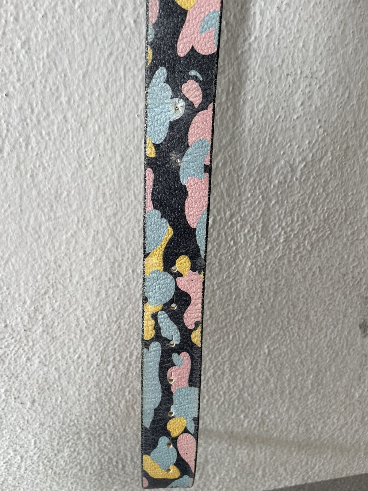 Bape A Bathing Ape Bape Spellout Black Cotton Candy Camo Belts Size 44 - 5 Thumbnail