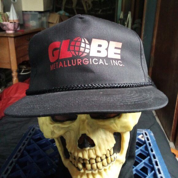 Other Deadstock Vintage Globe Metallurgical Snap Trucker Hat Cap Size ONE SIZE - 1 Thumbnail