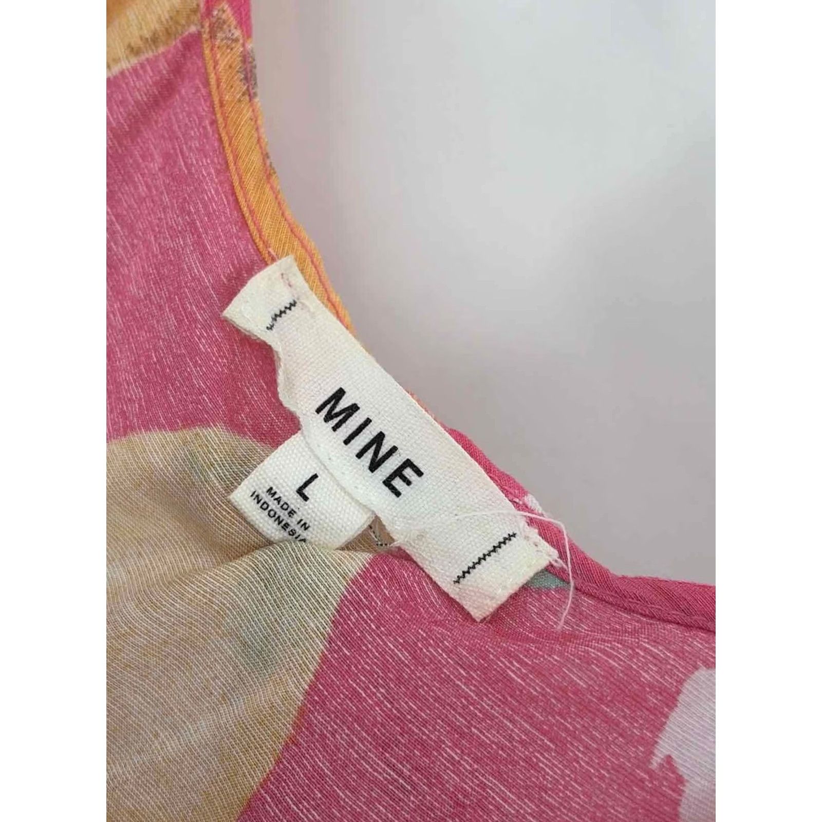 Pinko Mine Pink Printed Tank Top - Pre-Owned Size Large (Regular) Size L / US 10 / IT 46 - 3 Thumbnail