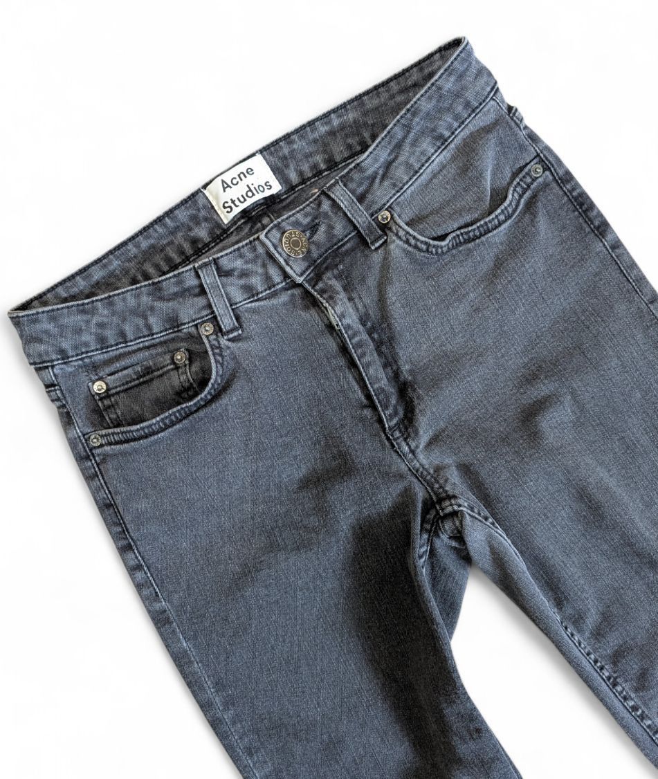 Acne Studios ACNE STUDIOS Skinny Jeans w/ Ankle Zippers Skin 5 Pistol Size 26" / US 2 / IT 38 - 10 Thumbnail
