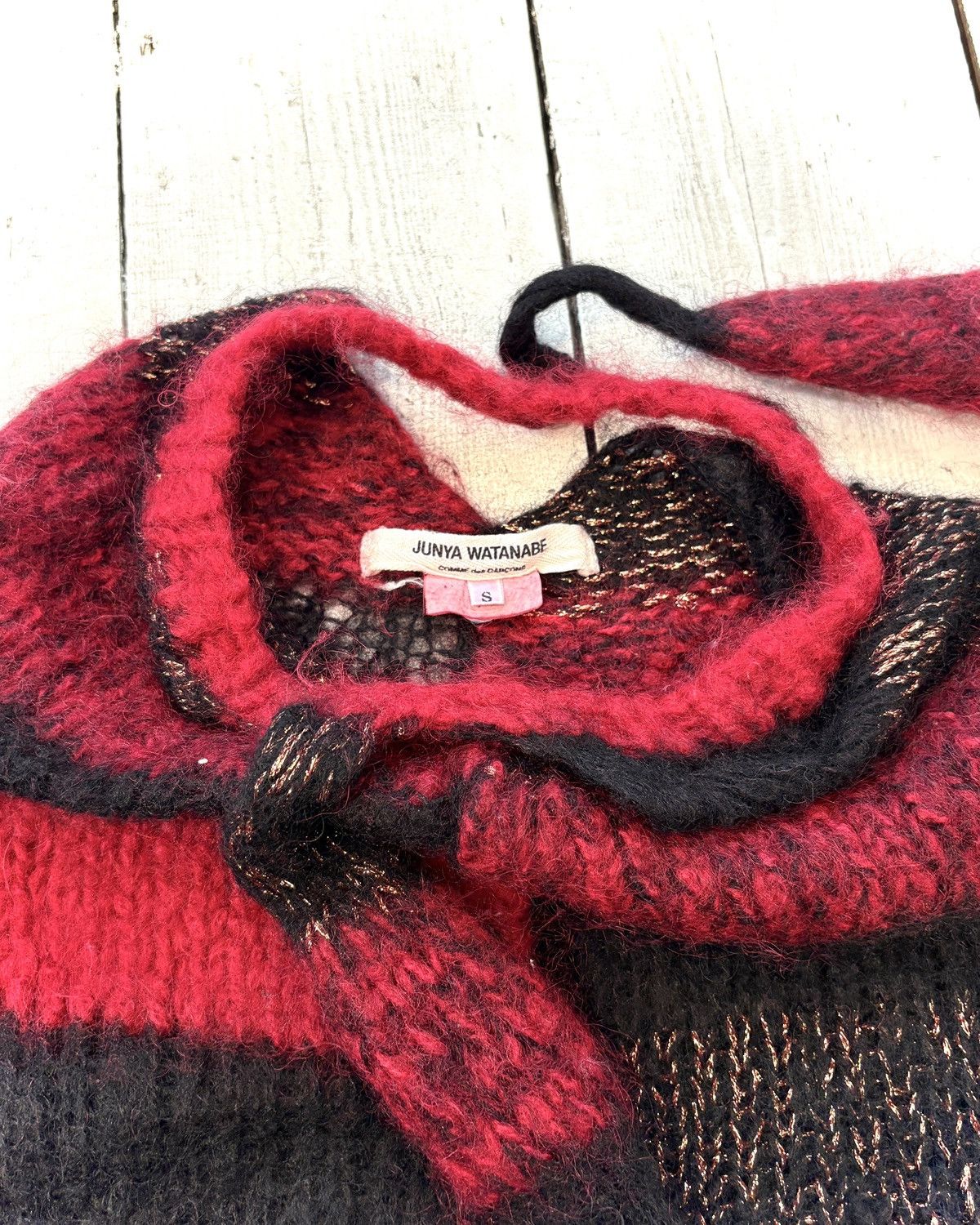 Junya Watanabe Junya Watanabe FW2006 knit + scarf jumper Size S / US 4 / IT 40 - 4 Thumbnail