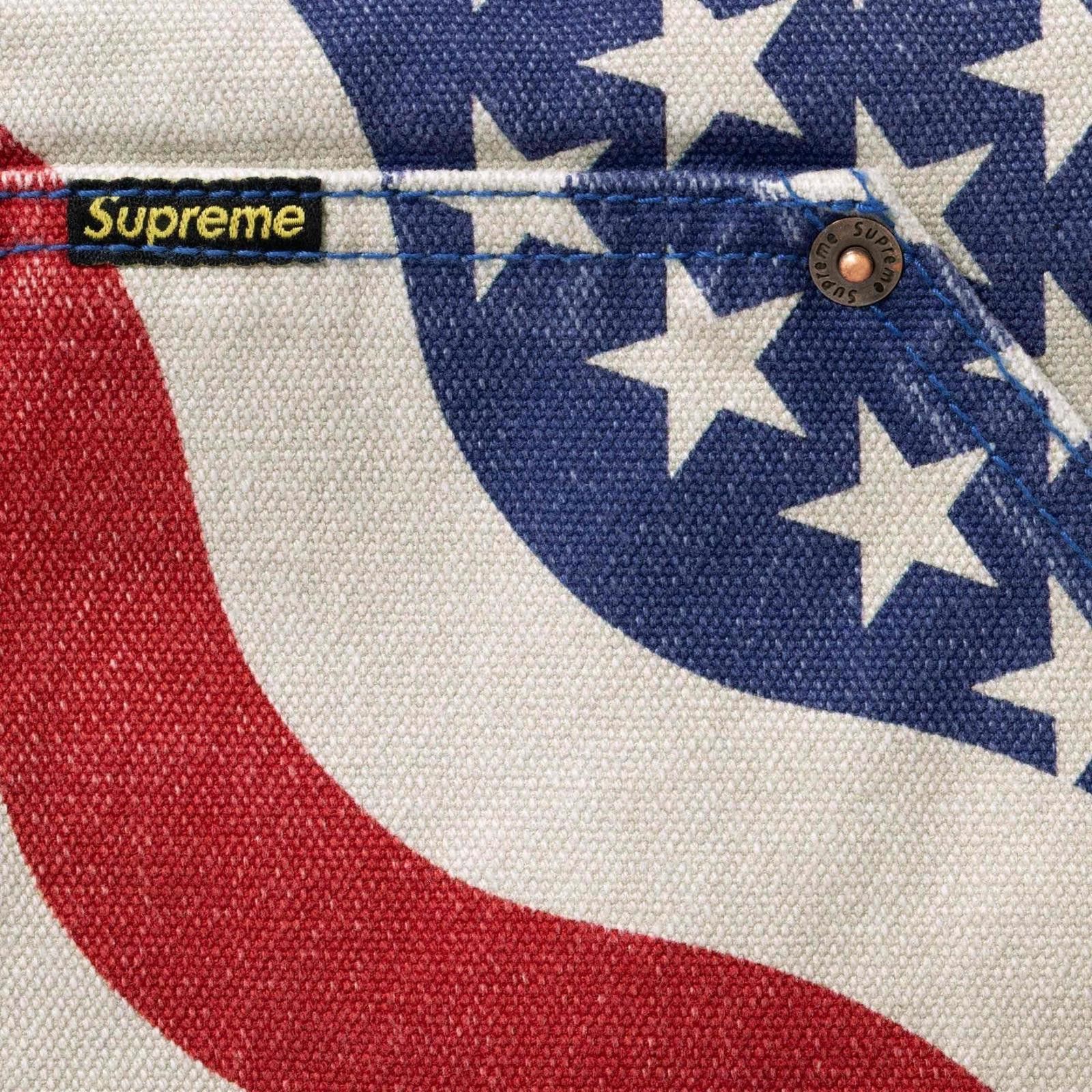 Supreme SS26 Supreme Flag Quilted Hooded Work Jacket L Large Size US L / EU 52-54 / 3 - 4 Thumbnail