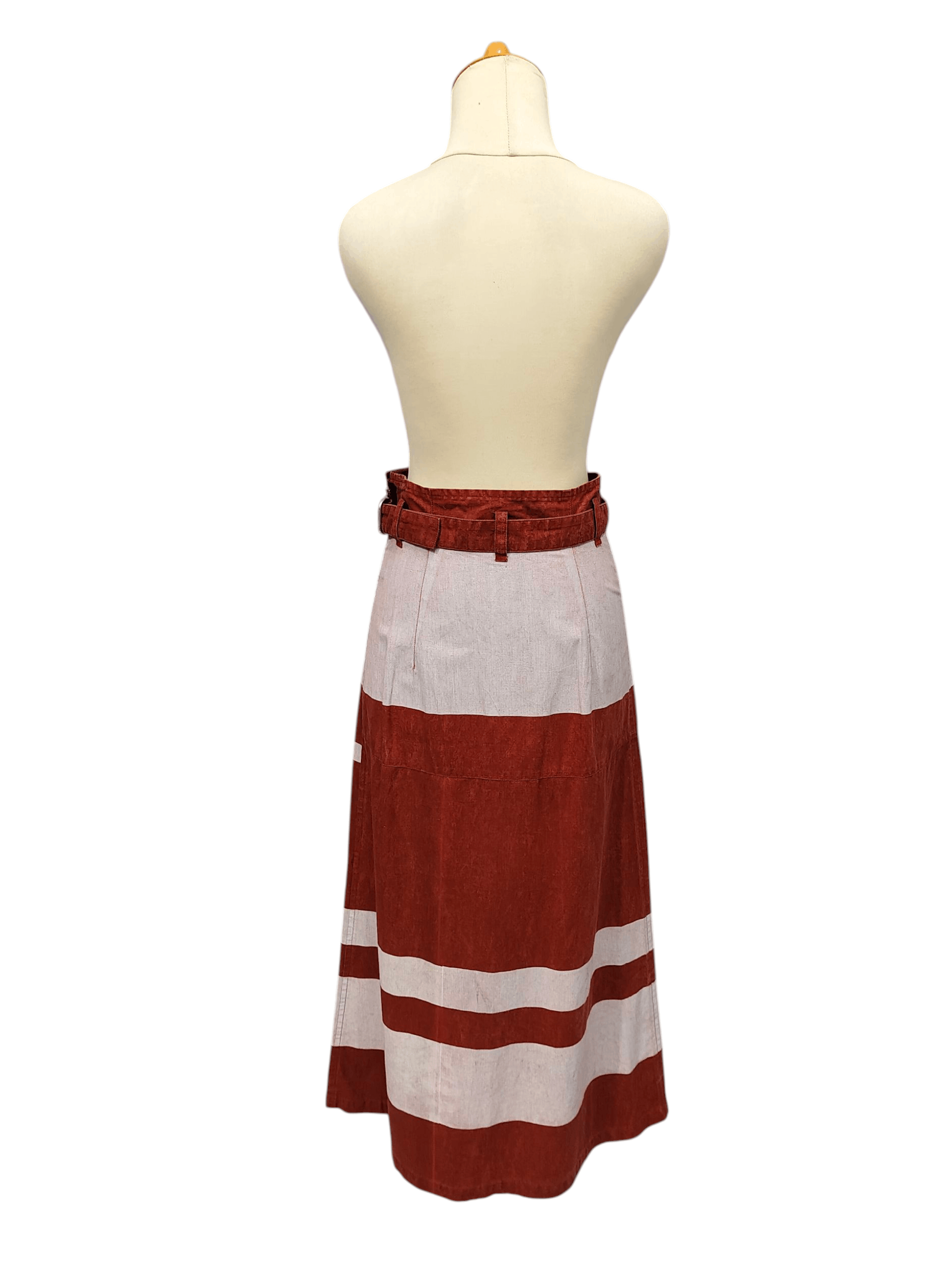 Issey Miyake 80s Issey Miyake🇯🇵Archive Wrap Belted Asymmetric Zip Skirt Size 30" / US 8 / IT 44 - 7 Thumbnail
