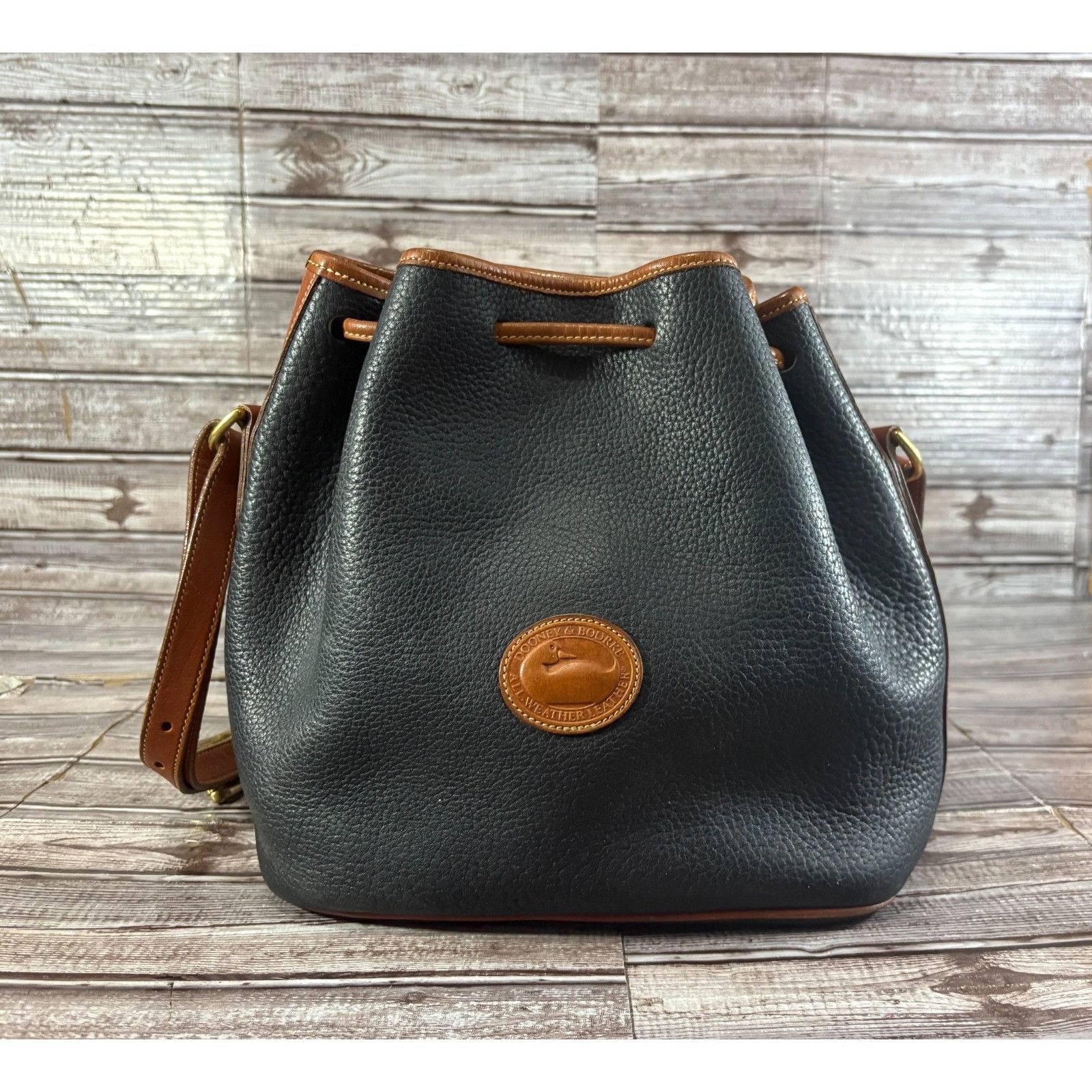 Dooney & Bourke Dooney & Bourke Premium All Weather Leather Drawstring Bucke Size ONE SIZE - 1 Thumbnail