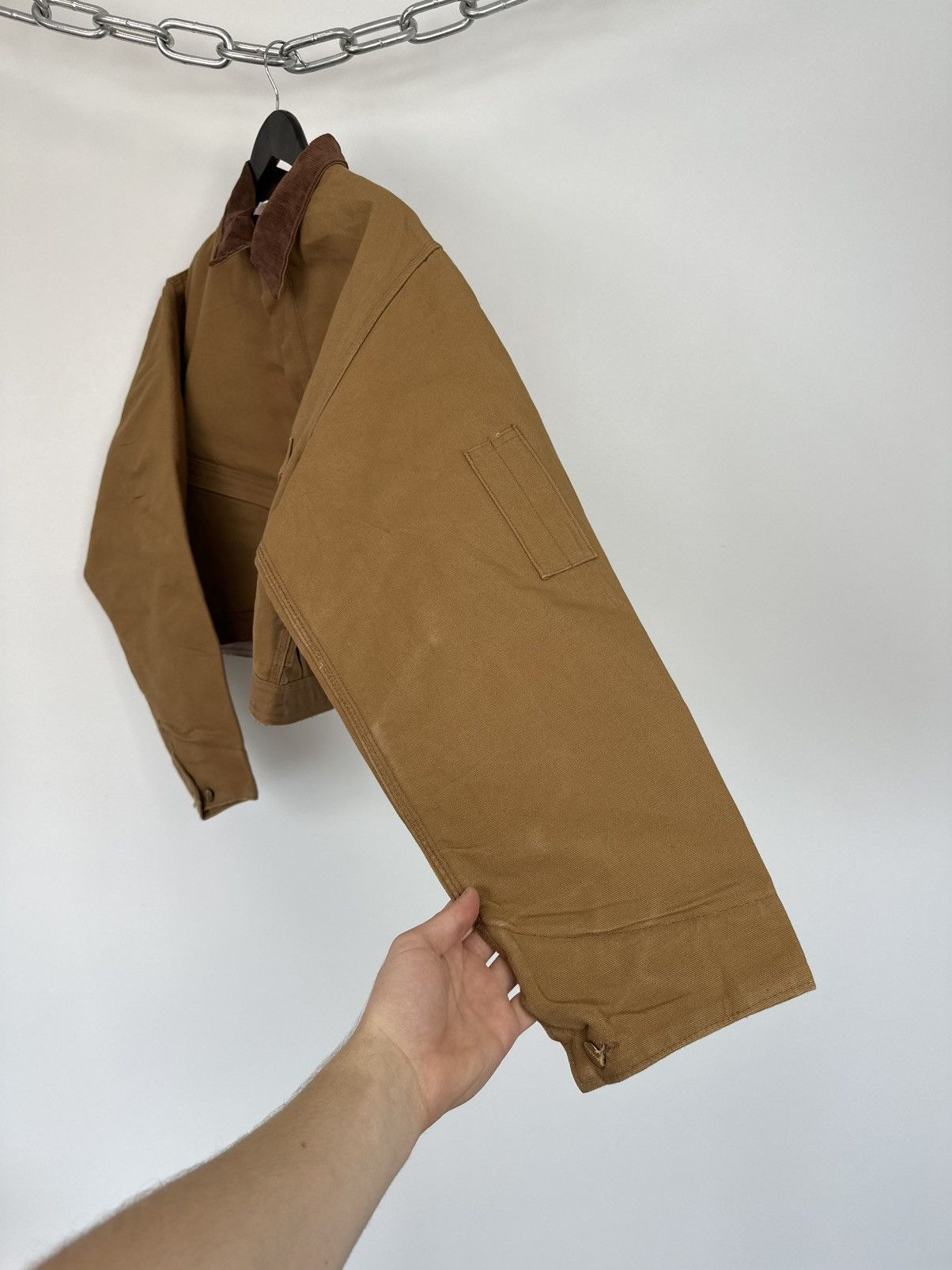 Carhartt Vintage 90s Carhartt Made In USA Cropped Boxy Detroit Jacket Size US S / EU 44-46 / 1 - 9 Thumbnail